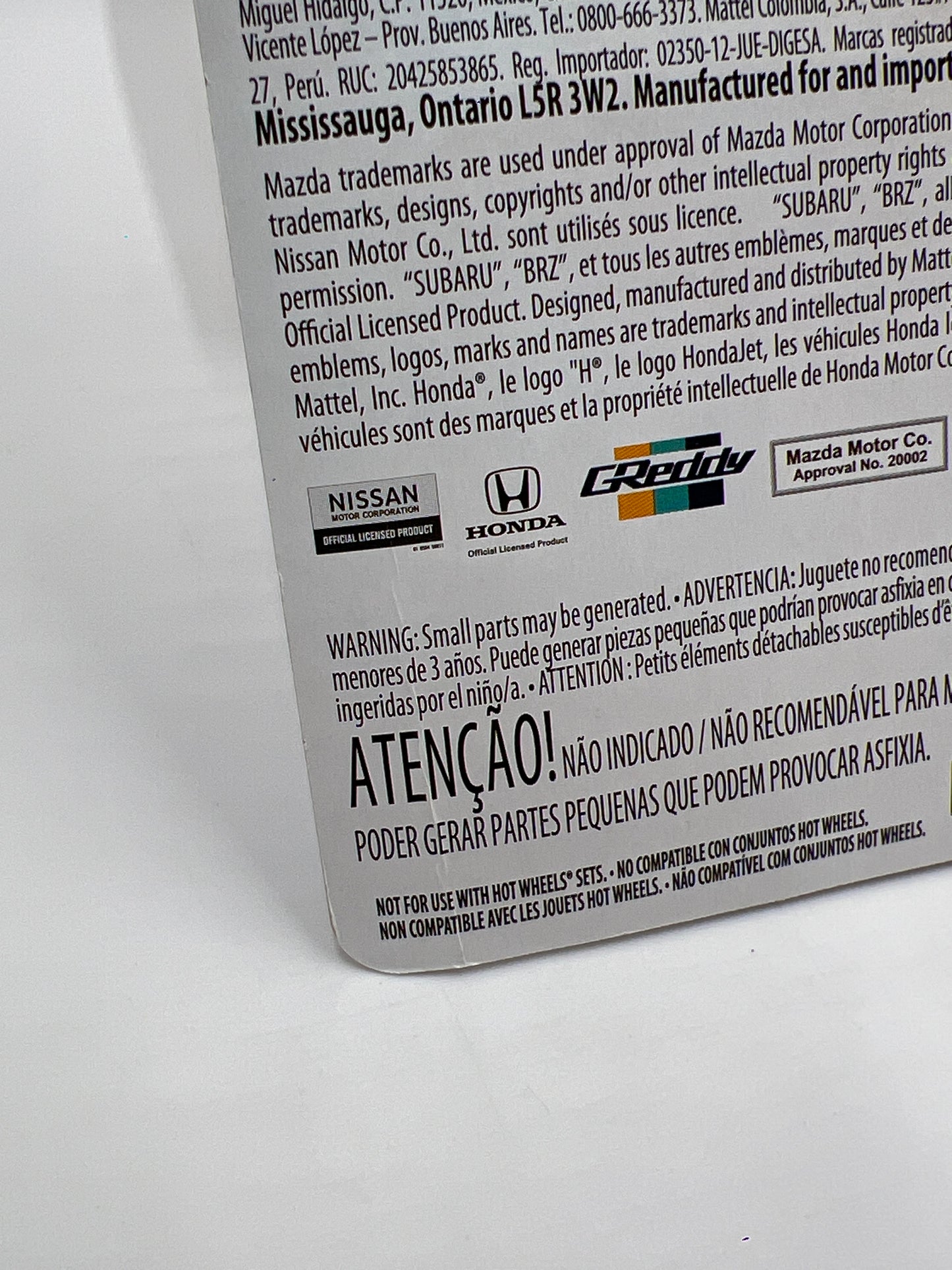 Hot Wheels Premium Street Tuners #5 Pandem Subaru BRZ Blue W/Protector