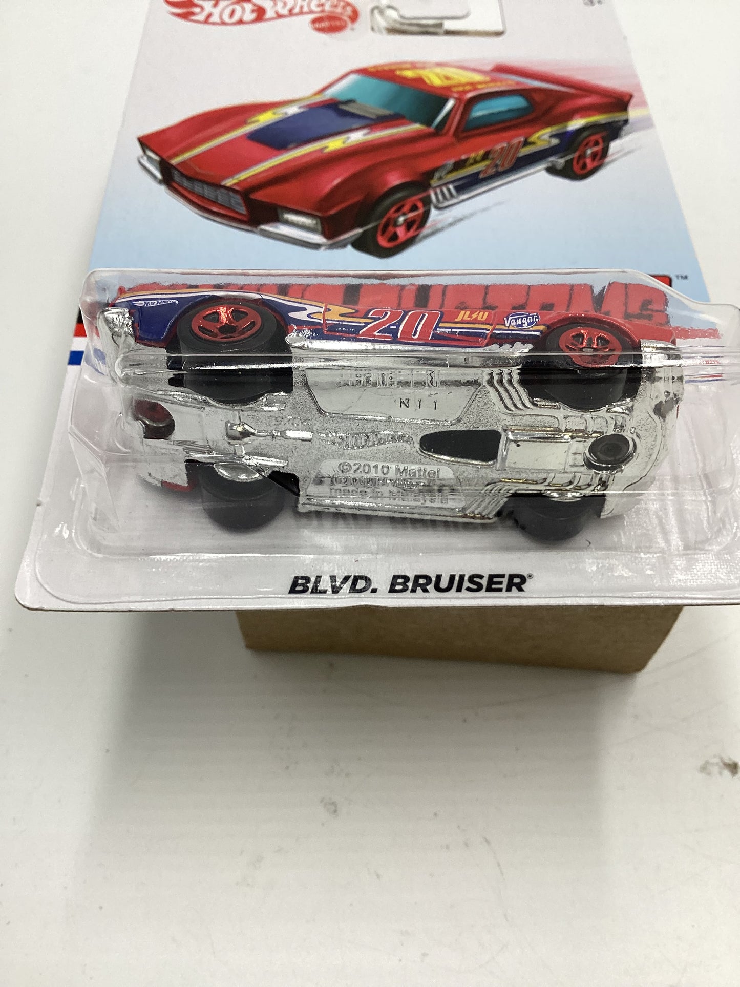 Hot Wheels Target Exclusive Flying Customs Blvd. Bruiser Red 156P
