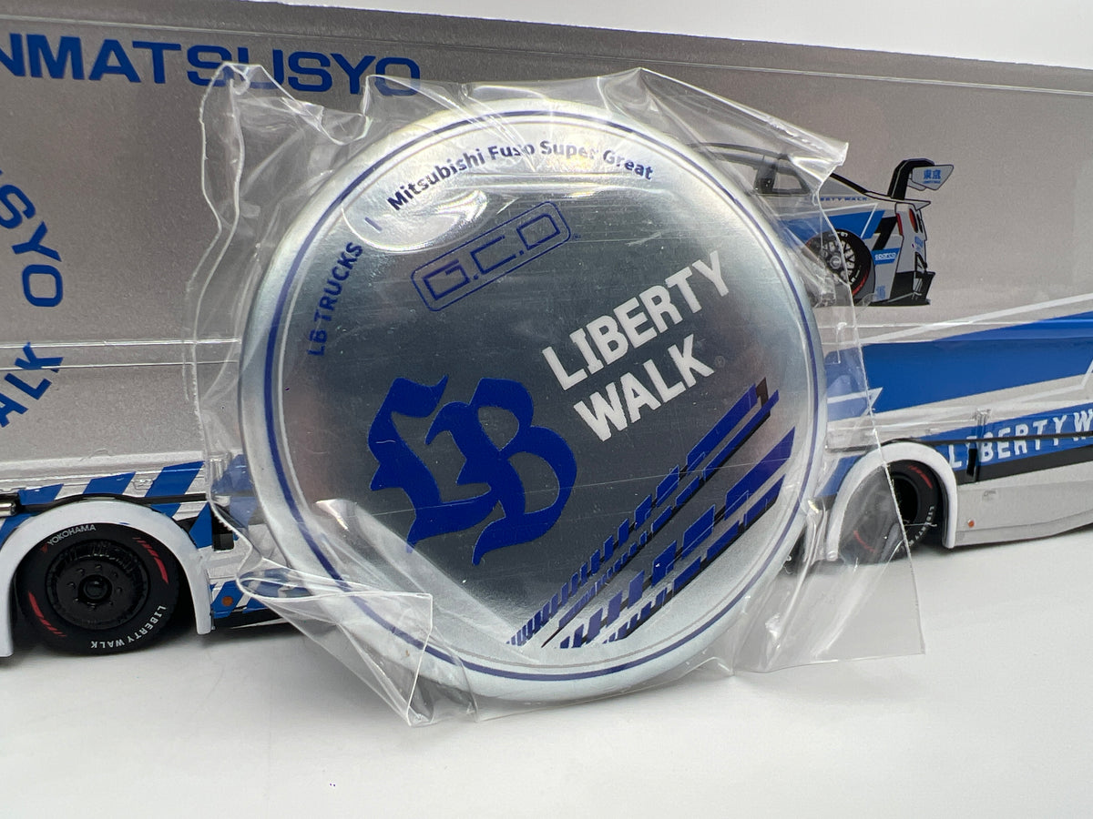GCD 1/64 Scale Gunmatsusyo #635 LB Trucks Liberty Walk Mitsubishi Fuso Super Great