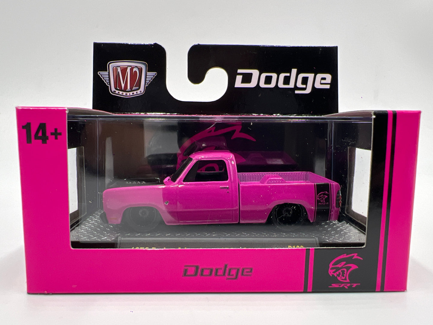 2025 M2 Machines Auto-Thentics 1976 Dodge Adventurer 150 Custom Pink R100