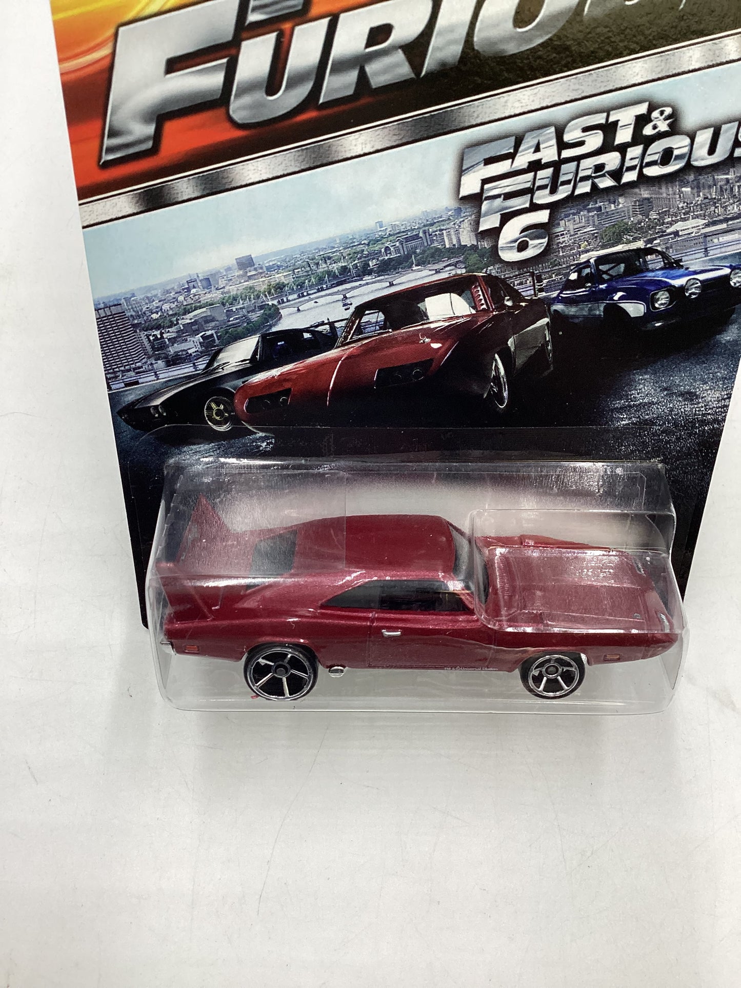 2014 Hot Wheels Fast & Furious 6 #1 69 Dodge Charger Daytona 69E