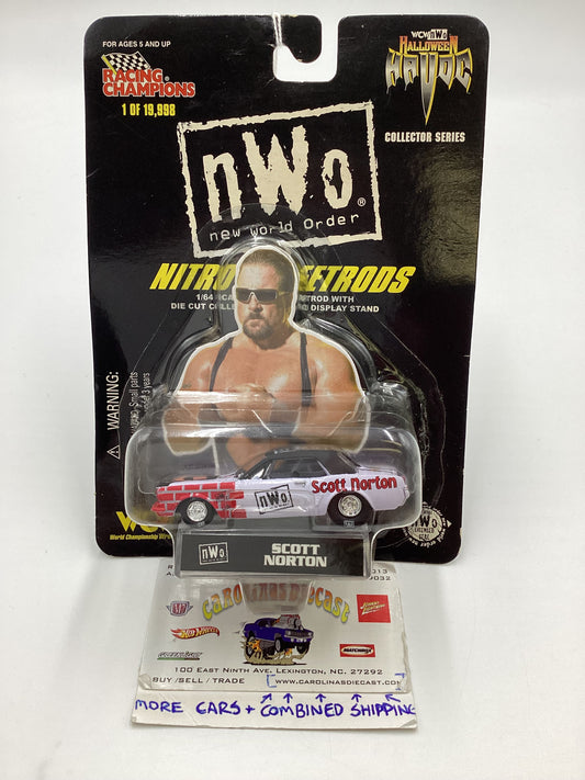 Racing Champions NWO Nitro Streetrods Scott Norton 64.5 Ford Mustang White/Red SR