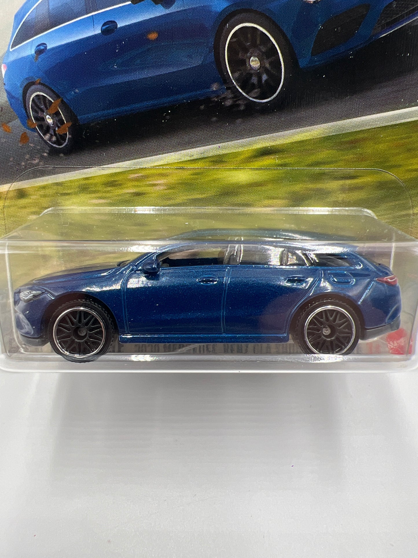 2025 Matchbox #61 2020 Mercedes-Benz CLA Shooting Brake Blue 214C