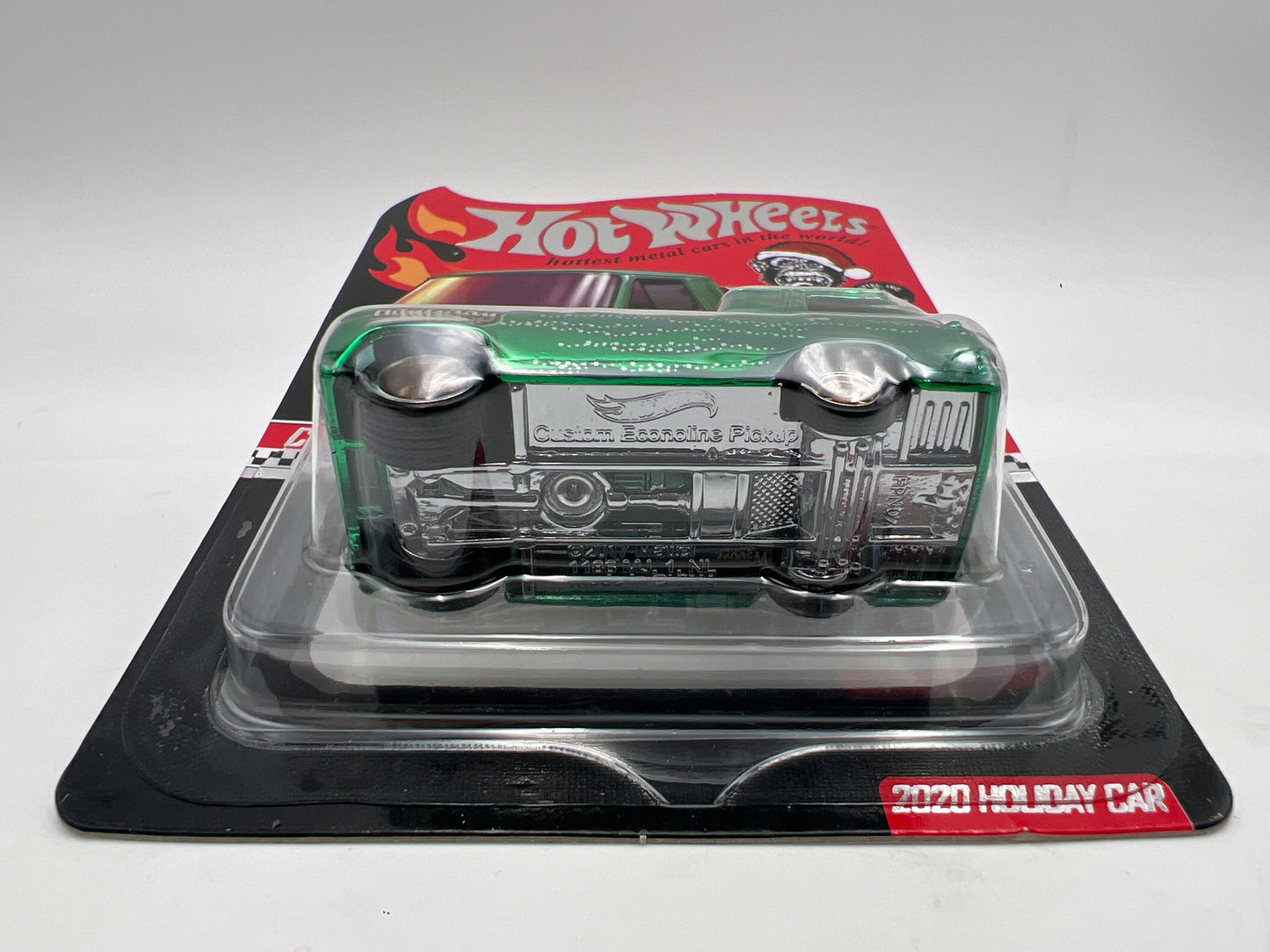 2020 Hot Wheels RLC Holiday Car Hi-Po Hauler Green Gas Monkey W/Protector