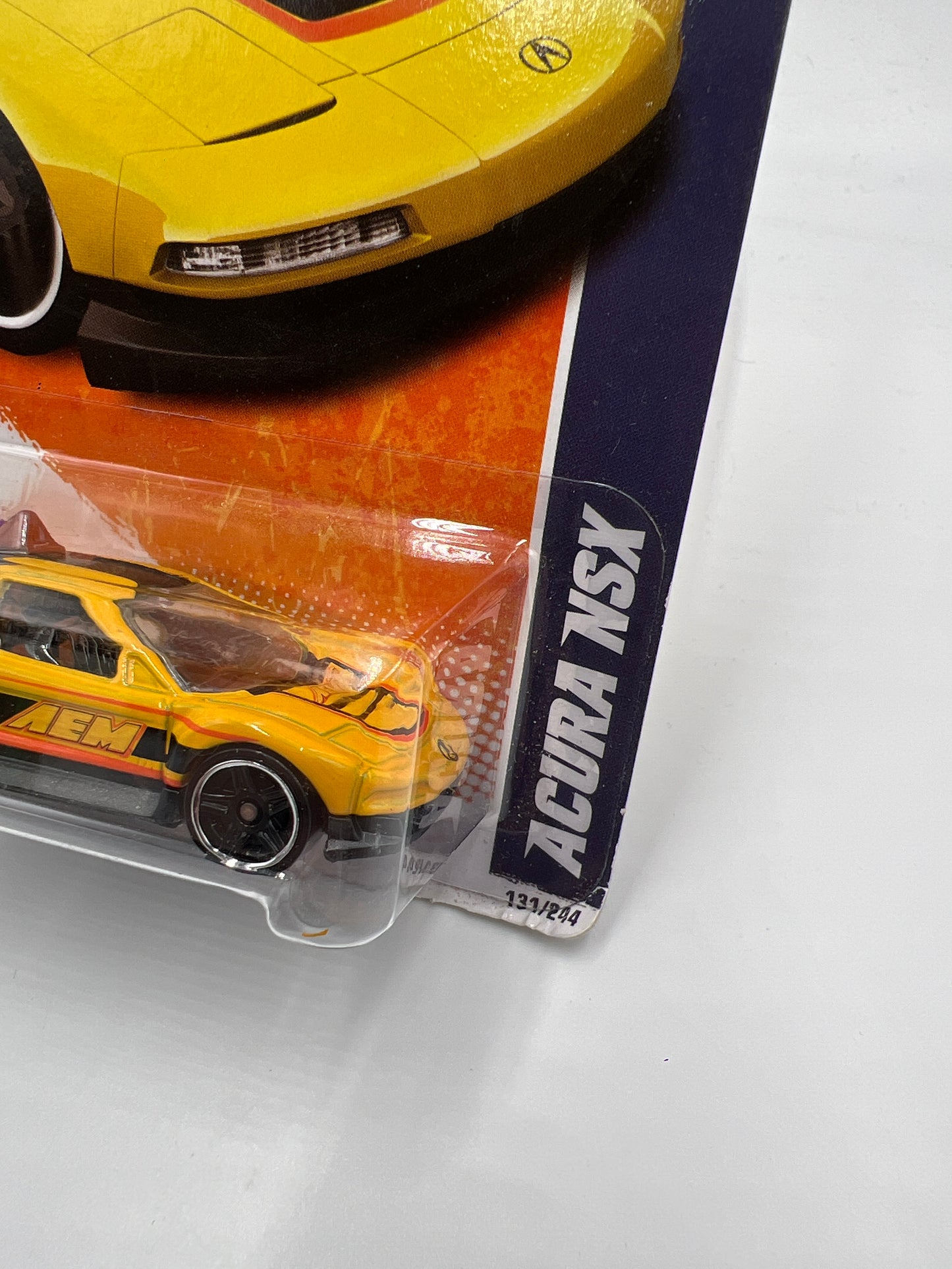 2011 Hot Wheels Performance #131 Acura NSX Yellow