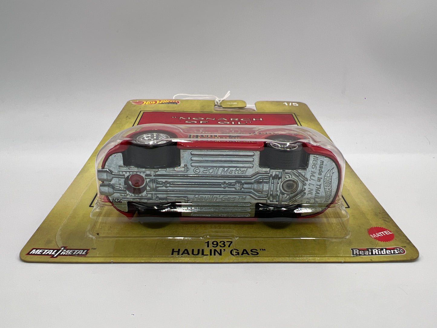 Hot Wheels Premium Vintage Oil #1 1937 Haulin Gas Red Lion Head 244i