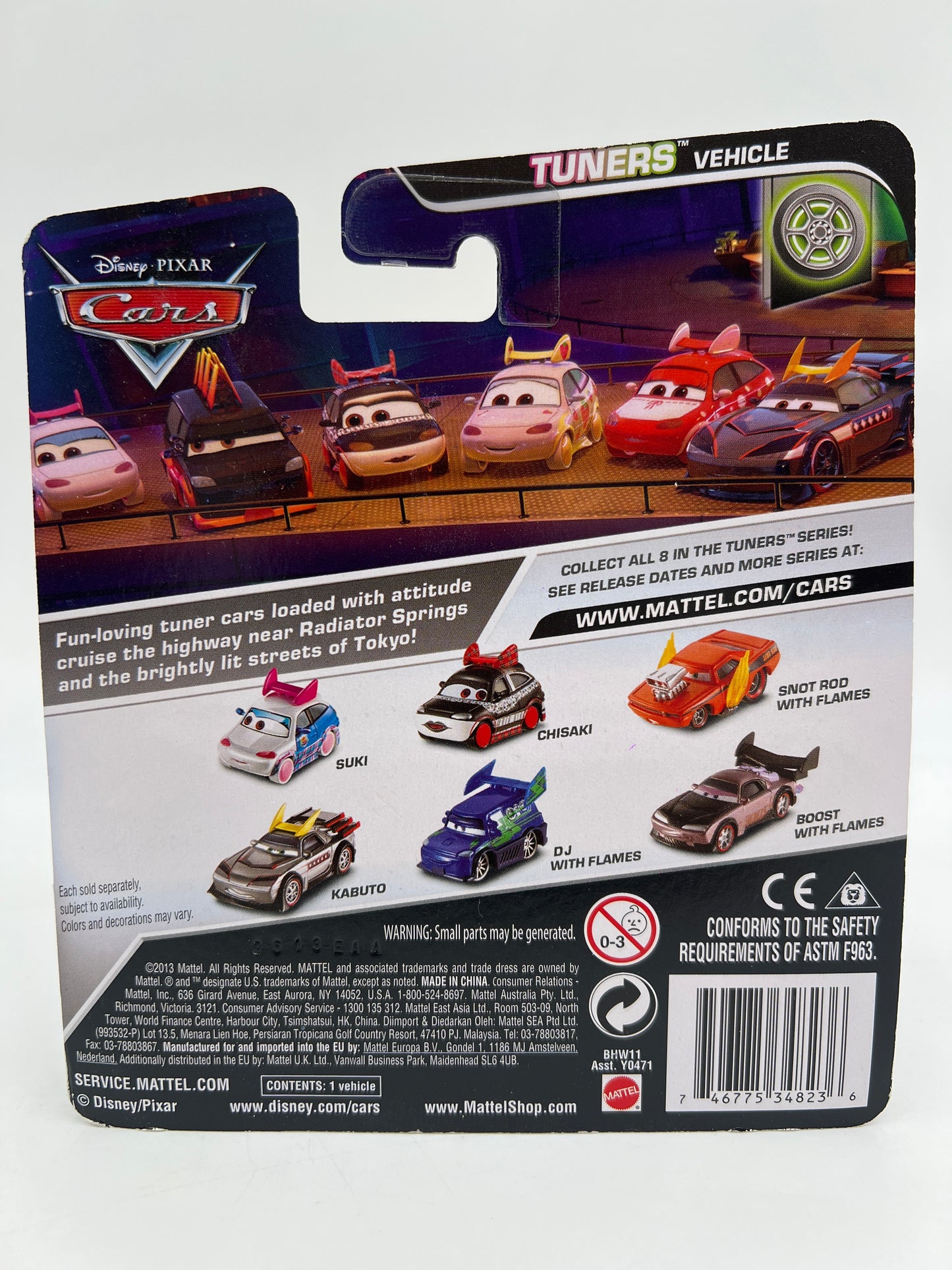 Disney Pixar Cars Tuners Chisaki 141H