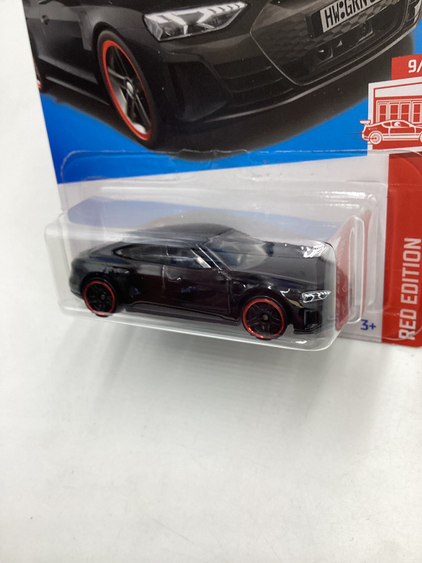 2023 Hot wheels Red edition Factory Sealed #109 Audi RS E-Tron GT *Cracked Blister* 150H