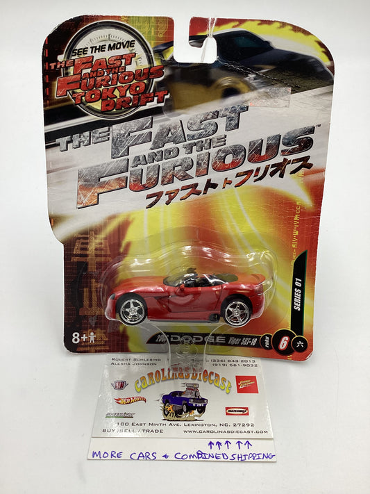 Joyride The Fast and Furious Tokyo Drift Series 1 #6 2006 Dodge Viper SRT-10 Red