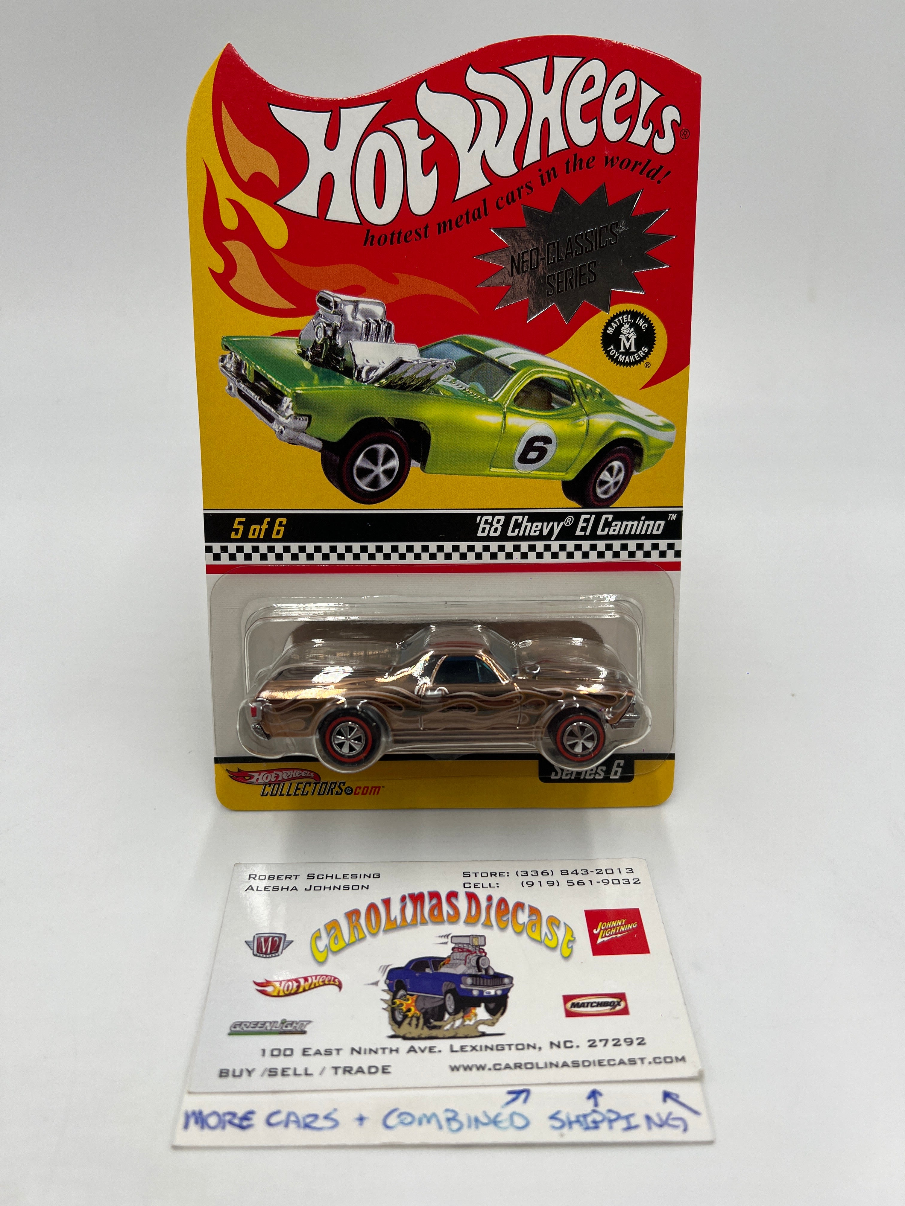 2007 Hot Wheels RLC Neo-Classics Series 6 #5 68 Chevy El Camino
