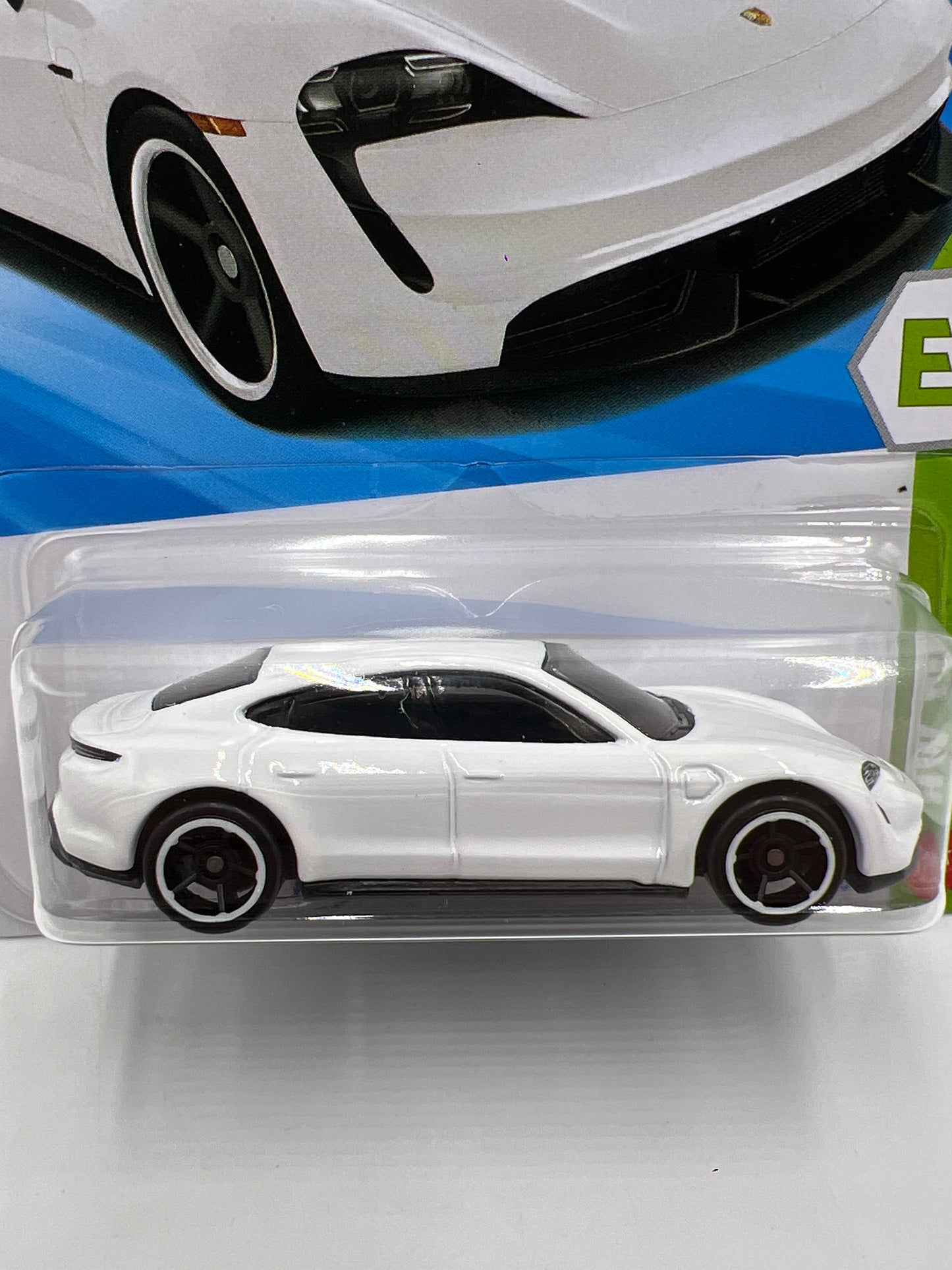 2026 Hot Wheels B Case HW EV #34 Porsche Taycan Turbo S White 98G