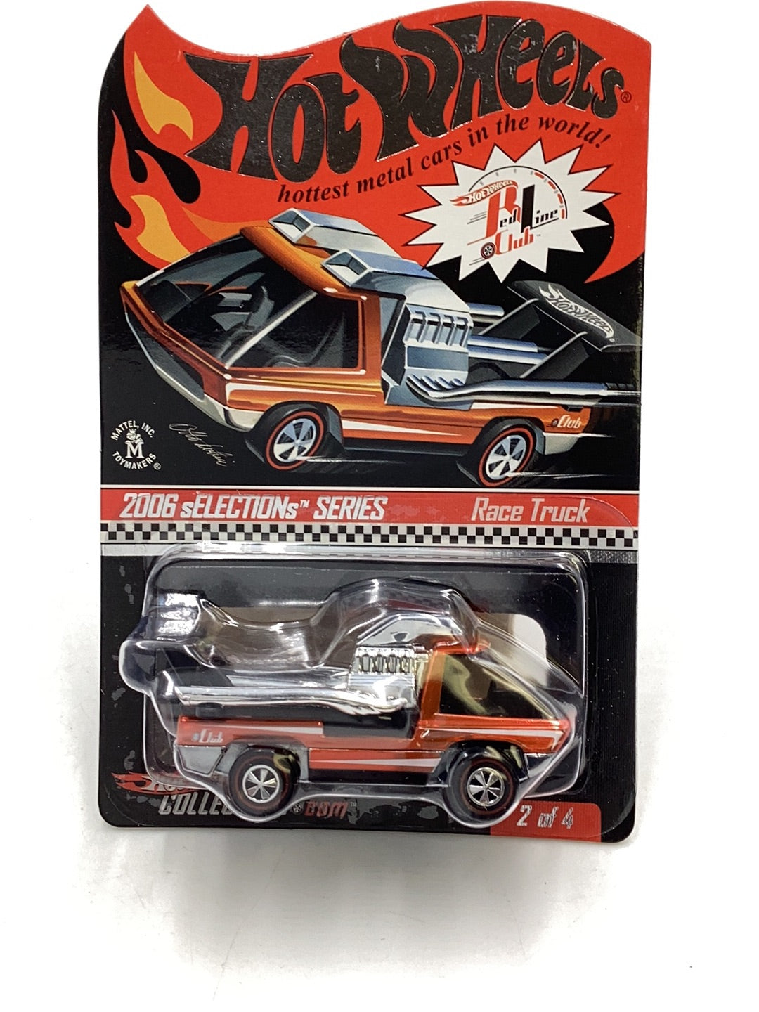 Hot wheels 2006 Selections 2 of 4 Race Truck 7676/8590 with protector