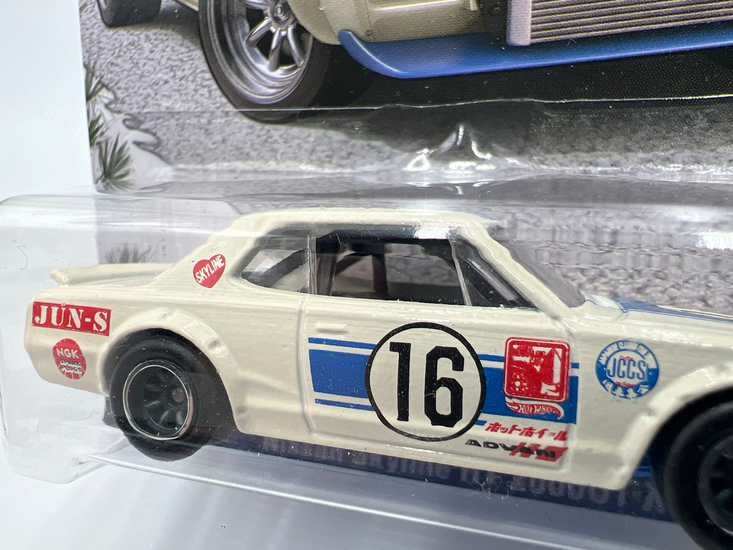 Hot Wheels Car Culture Japan Historics 1 #3 Roll Cage Variation Nissan Skyline 2000 GT-X White W/Protector
