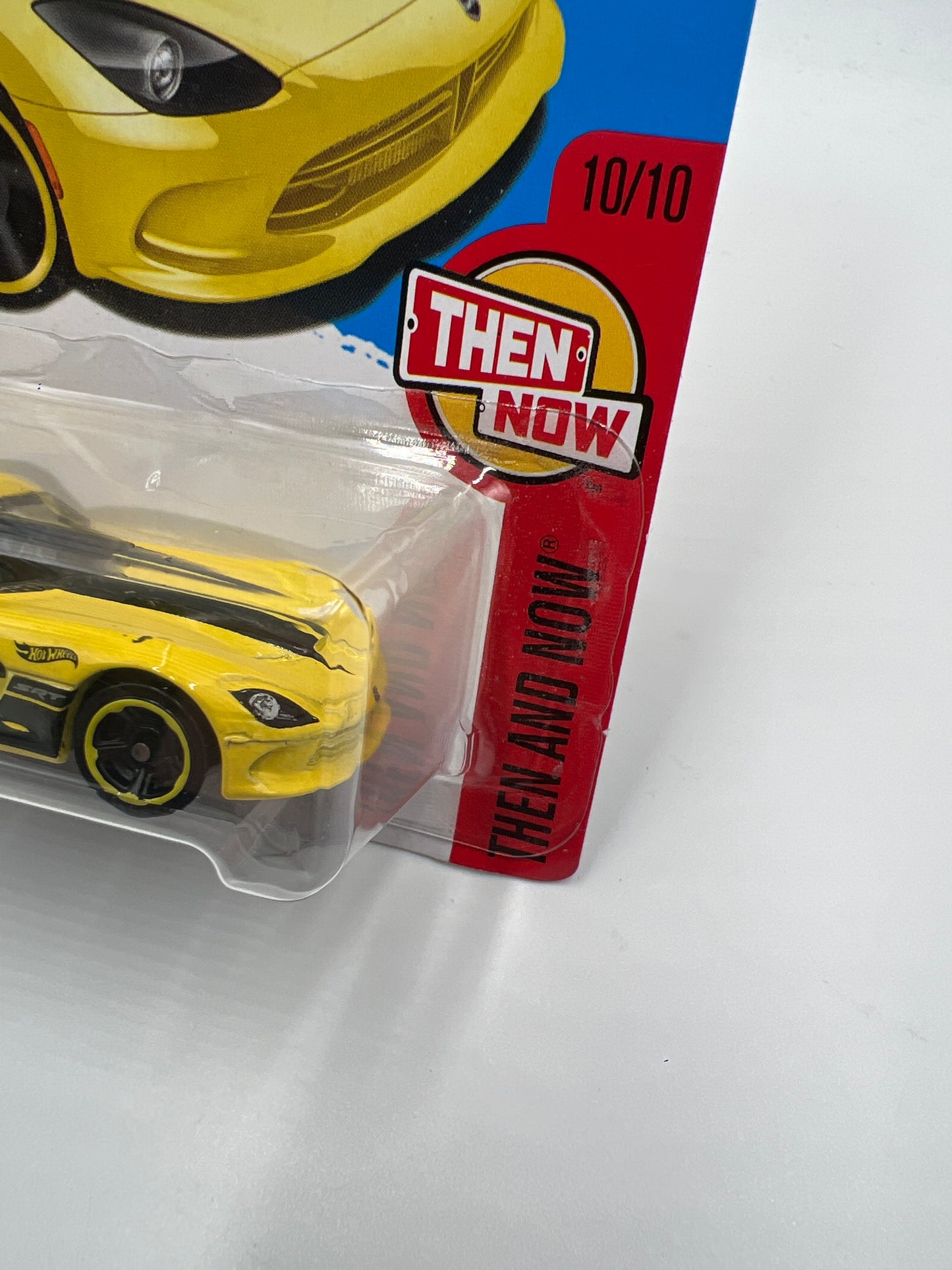 2017 Hot Wheels Then And Now #199 2013 SRT Viper Yellow 50B