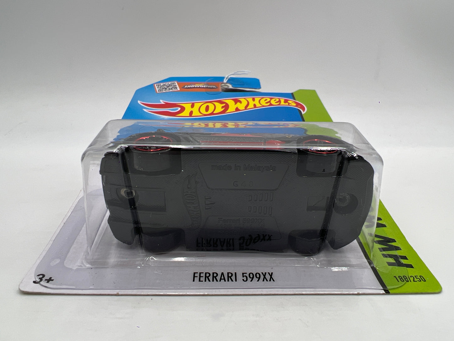2015 Hot Wheels Workshop #188 Ferrari 599XX Gray International Card