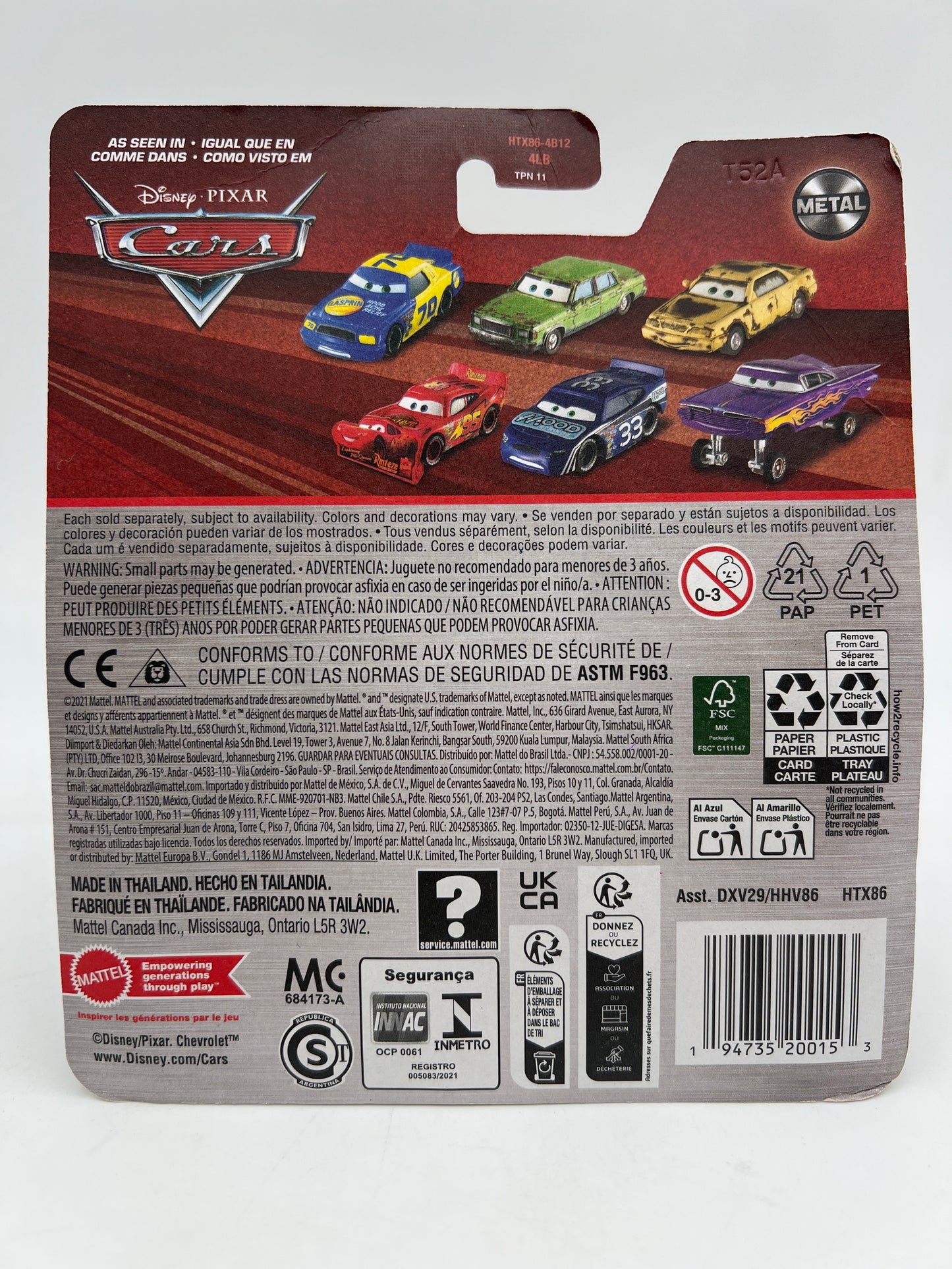 Disney Pixar Cars Mater With Sign 140E