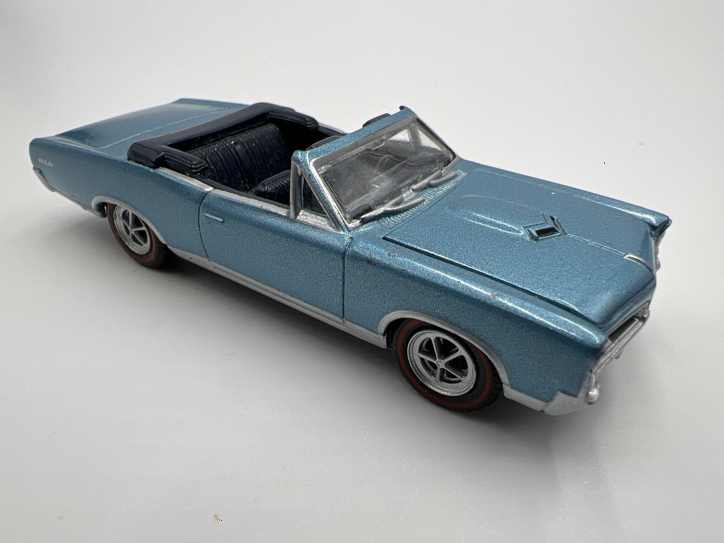 Greenlight Route 66 U.S.A Collector Pack 1967 Pontiac GTO Light Blue Loose