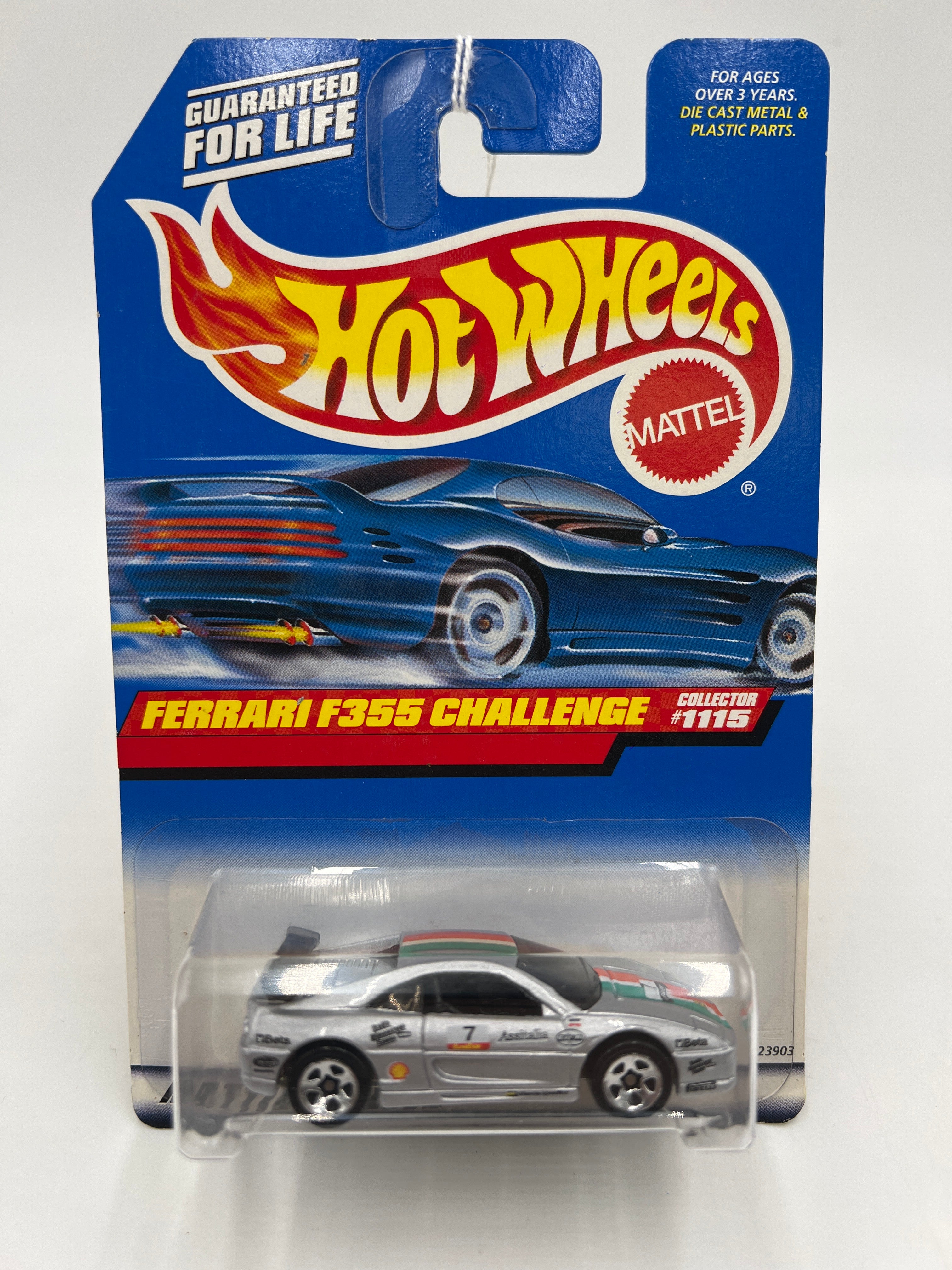 1999 Hot Wheels First Editions 1115 Ferrari F355 Challenge Silver carolinasdiecast