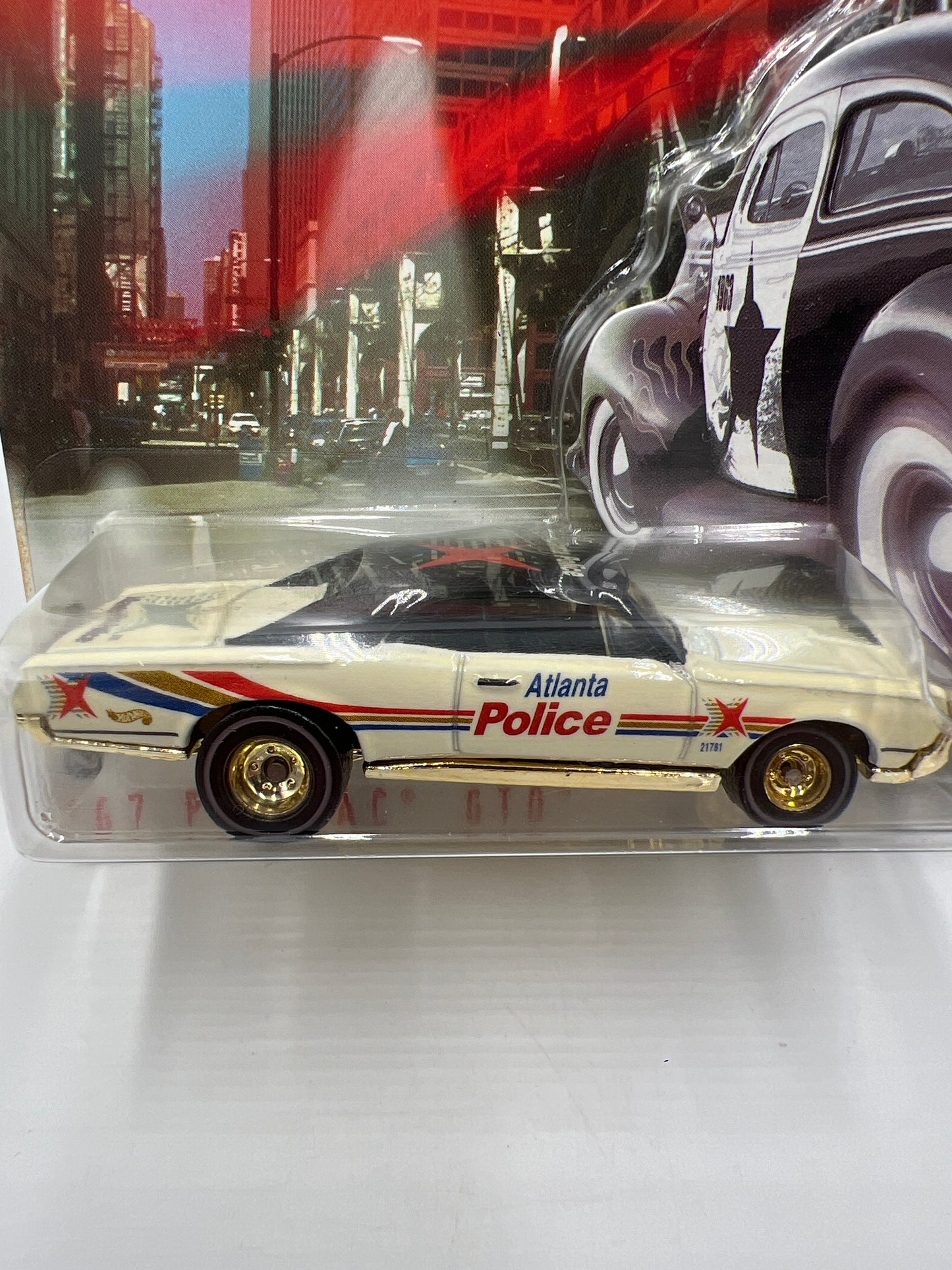 Hot Wheels Cop Rods Series 2 Atlanta GA 67 Pontiac GTO W/Real Riders SR