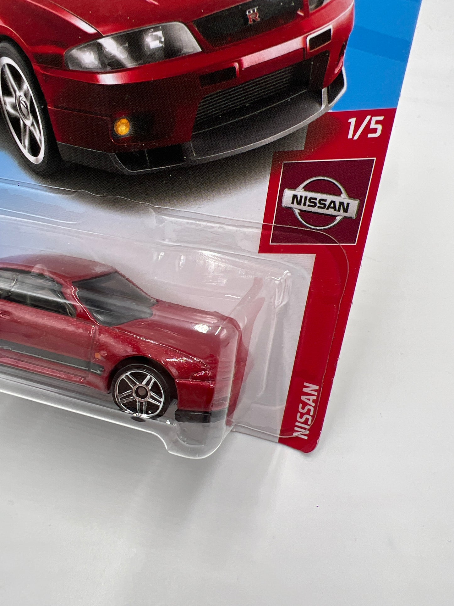 2019 Hot Wheels #6 Nissan Skyline GT-R BCNR33 R33 Red 82B