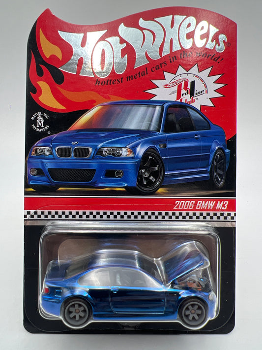 2022 Hot Wheels RLC 2006 BMW M3 Blue W/Protector