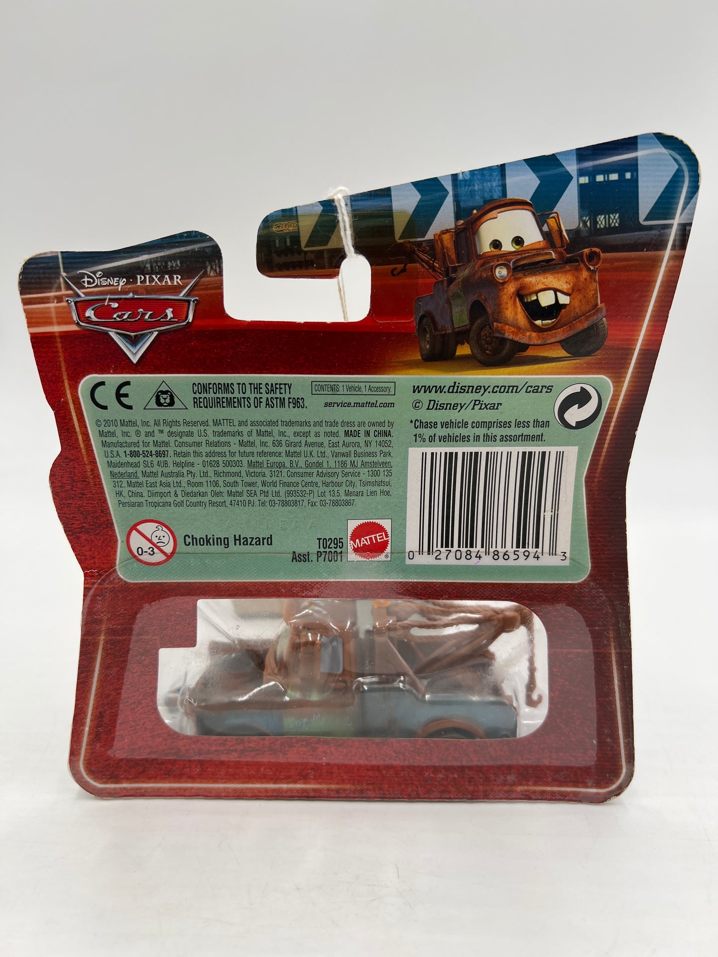 Disney Pixar Cars CHASE #130 Mater With Oil Can 140E