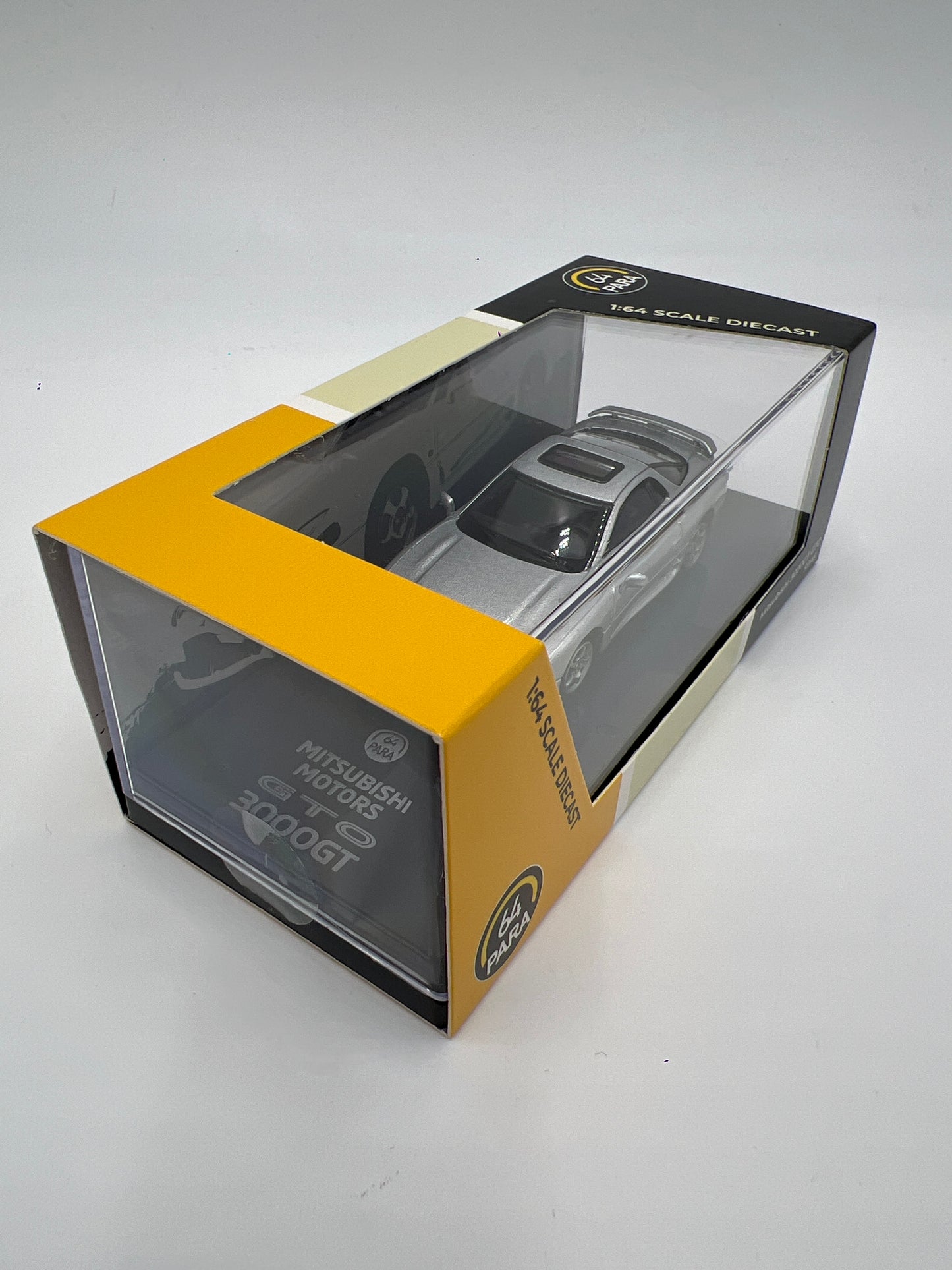 Para64 1:64 Scale Diecast Mitsubishi Motors Mitsubishi 3000GT GTO Silver