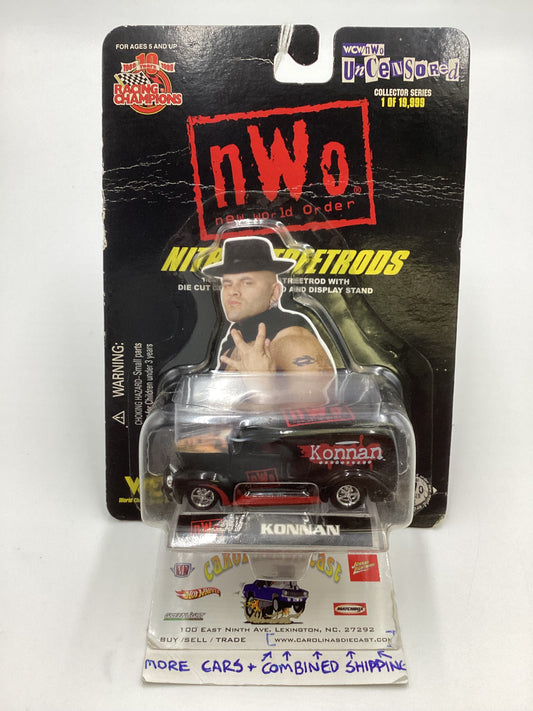 Racing Champions NWO Nitro Streetrods Konnan 40 Custom Delivery Black *Veins* SR