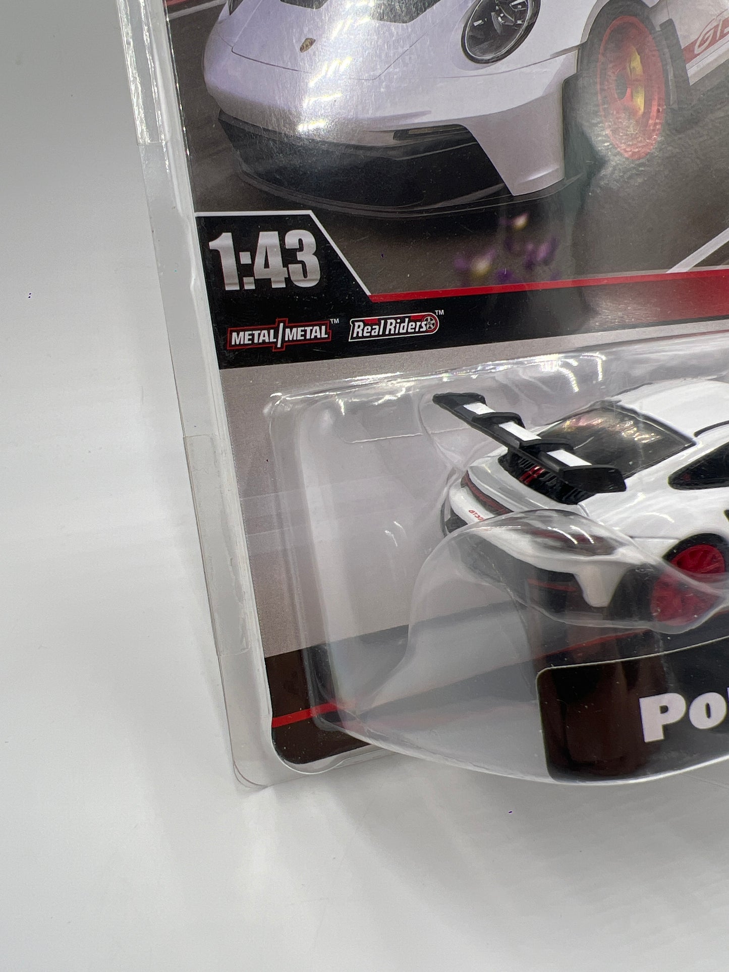 Hot Wheels Premium 1:43 Scale #8 Porsche 911 GT3 RS White/Red