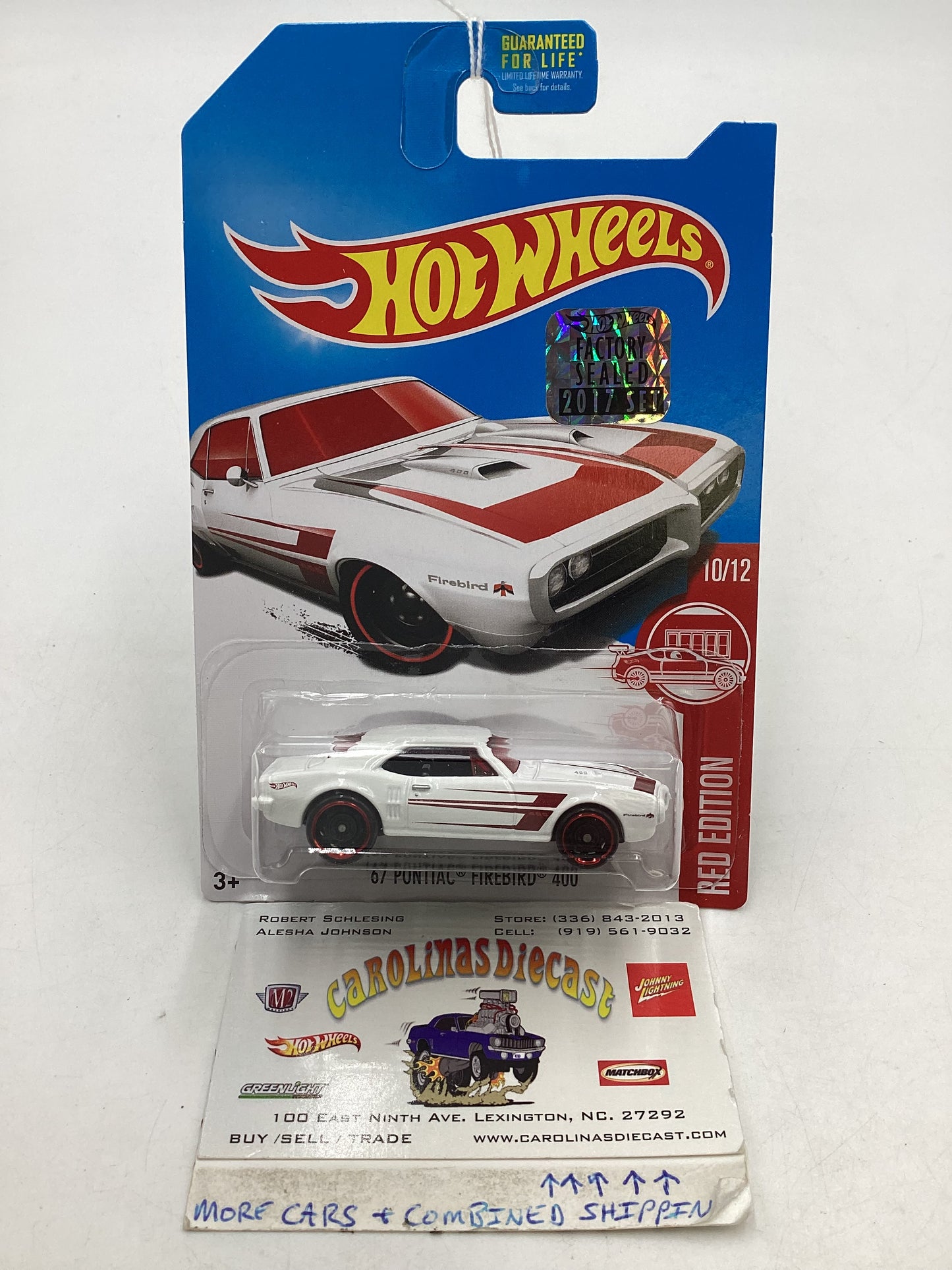 2017 Hot Wheels Factory Sealed Target Exclusive 67 Pontiac Firebird 400 143C