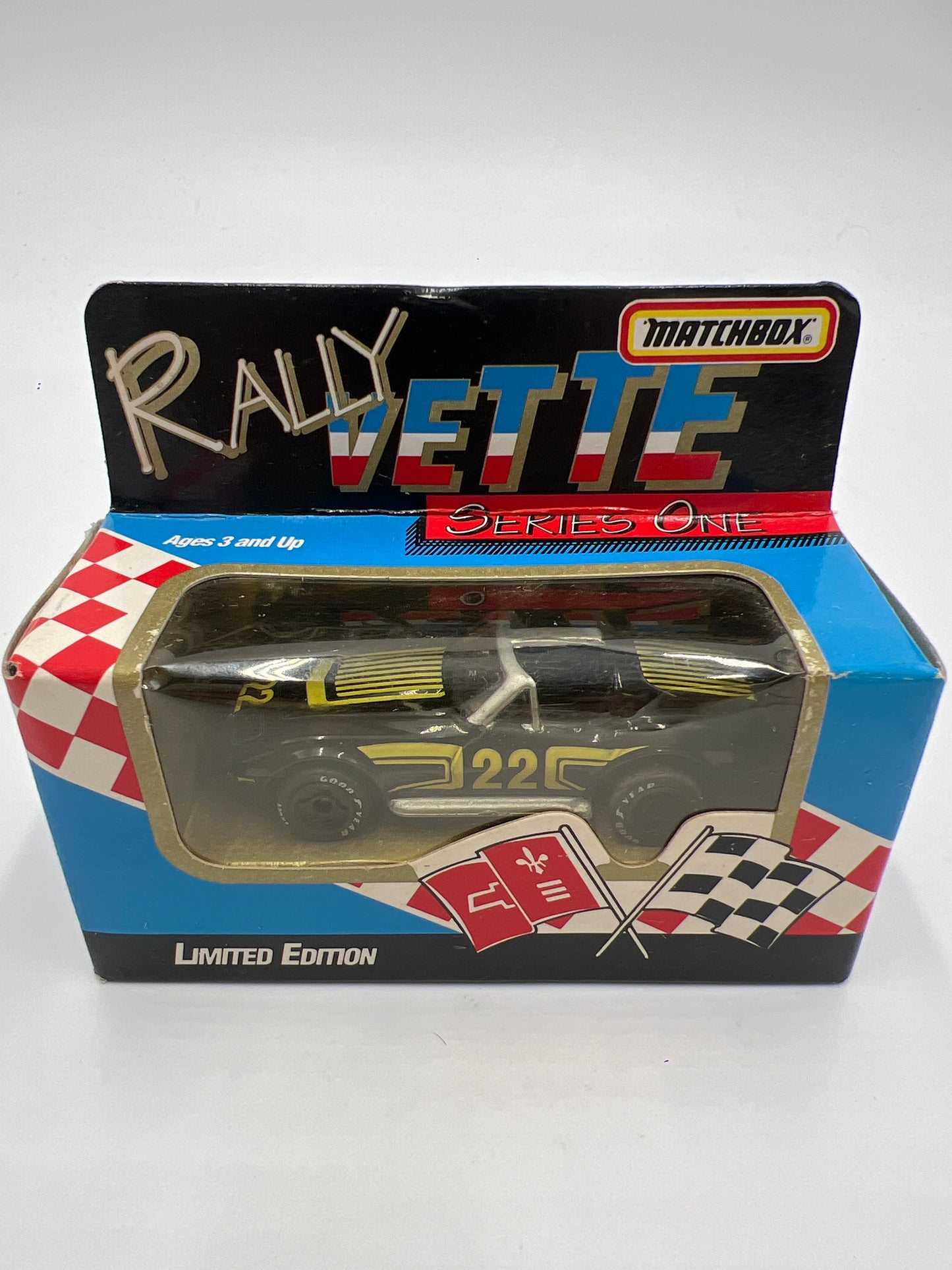 Matchbox A Whales Project Rally Vette Series 1 Chevrolet Corvette #22 Black