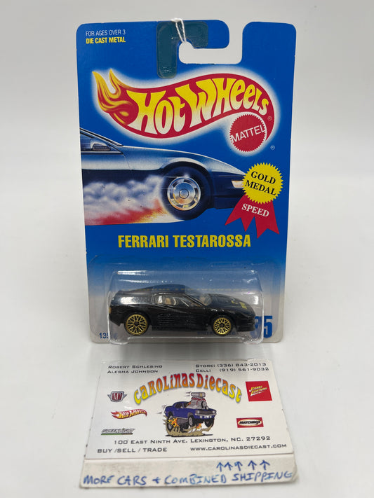 1992 Hot Wheels Gold Metal Speed #35 Ferrari Testarossa Mesh Wheels