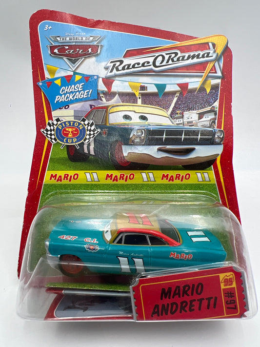 Disney Pixar The World Of Cars Race O Rama #97 CHASE Mario Andretti