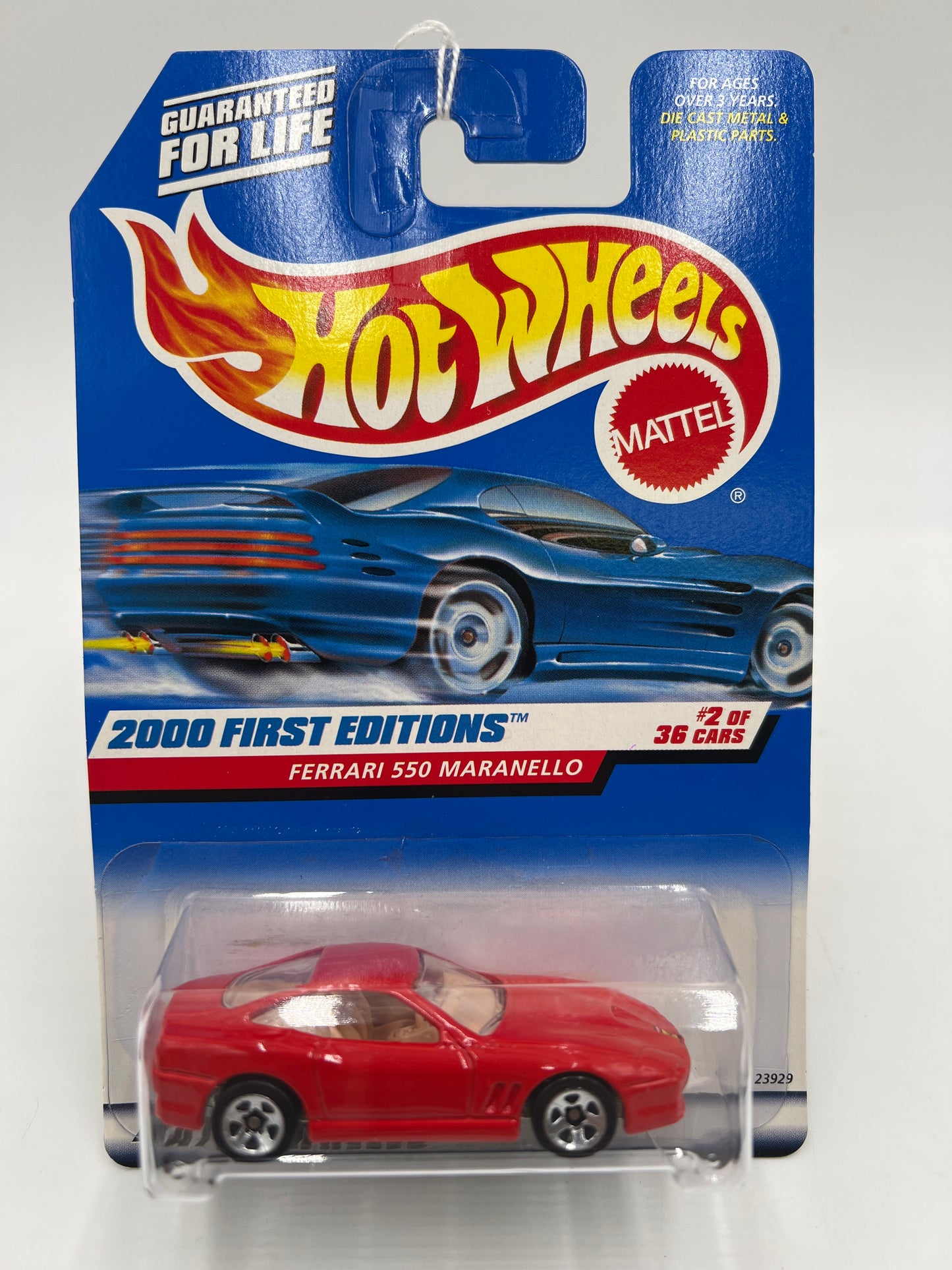 2000 Hot Wheels First Editions #062 Ferrari 550 Marlanello Red