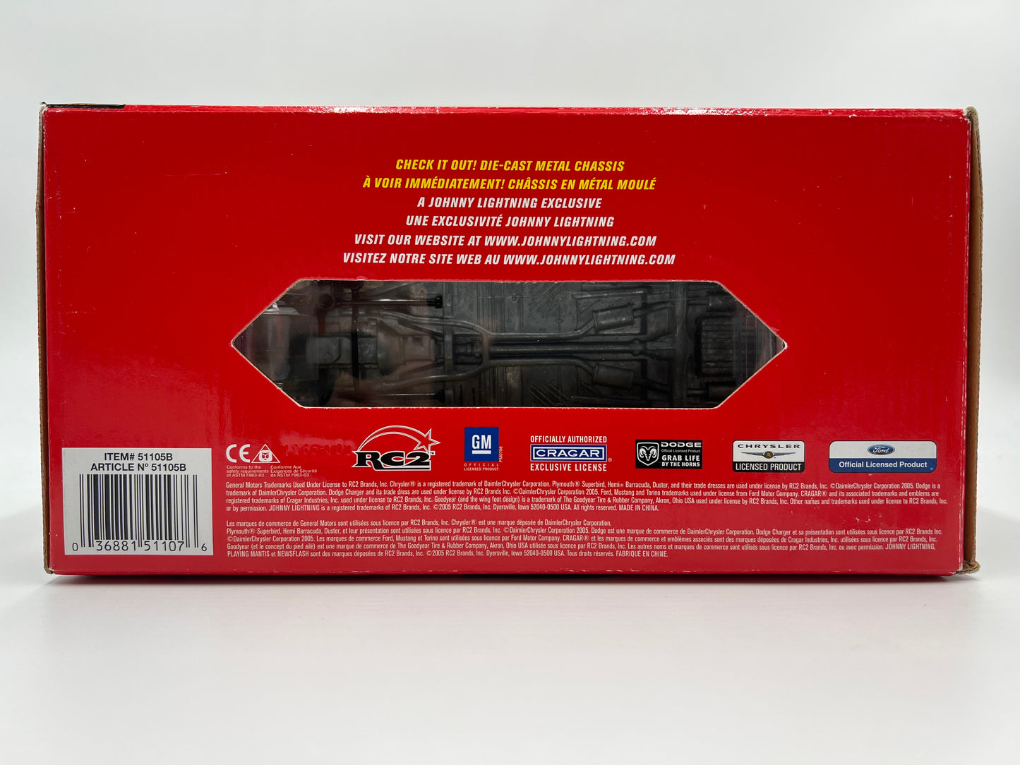 Johnny Lightning 1:24 Scale White Lightning Chase Muscle Cars 1970 Plymouth Hemi Barracuda Pink VHTF