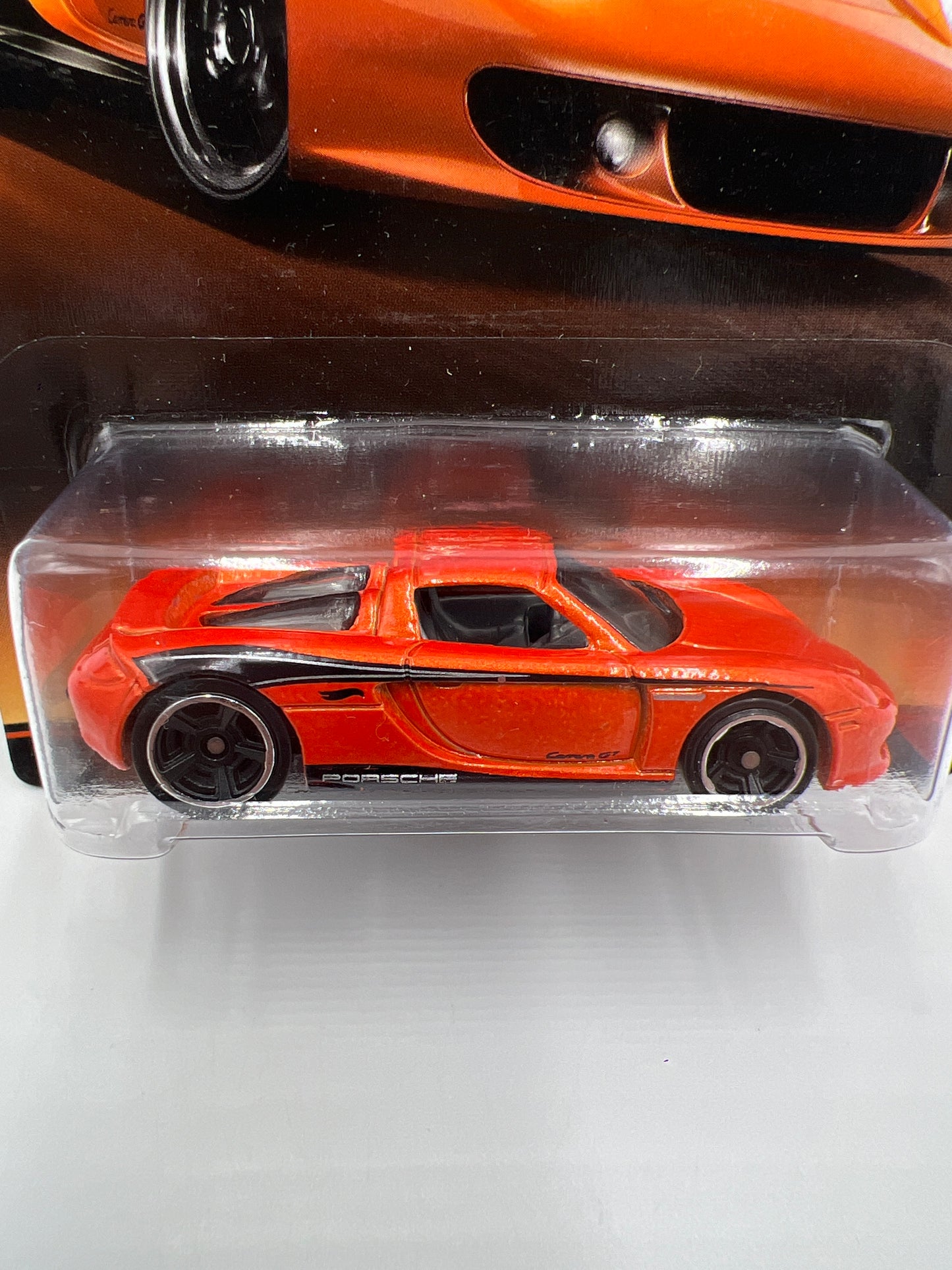 2015 Hot Wheels Walmart Exclusive Porsche Series #7 Porsche Carrera GT Orange