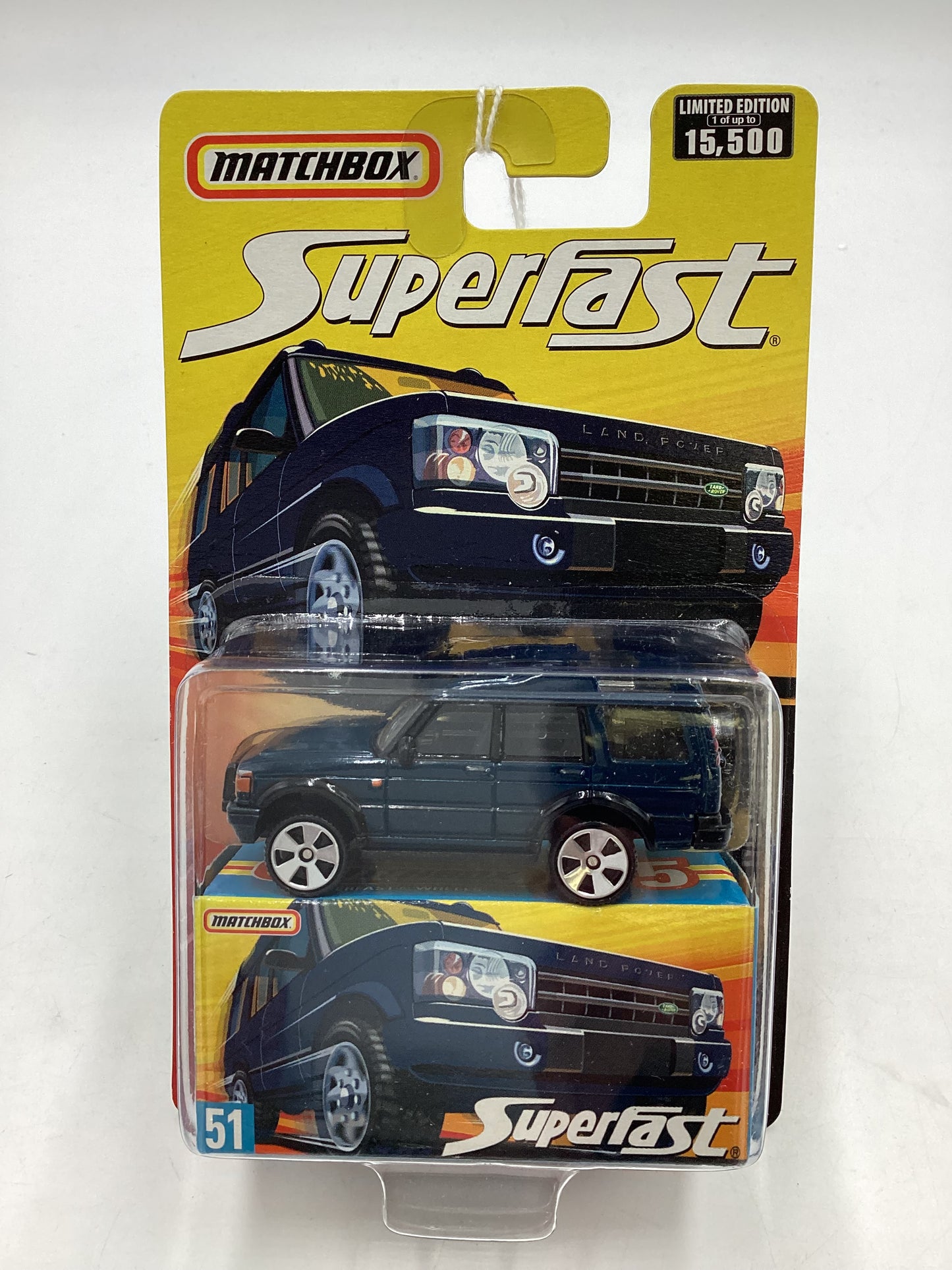 Matchbox Superfast #51 Land Rover Discovery *See Card For Condition*