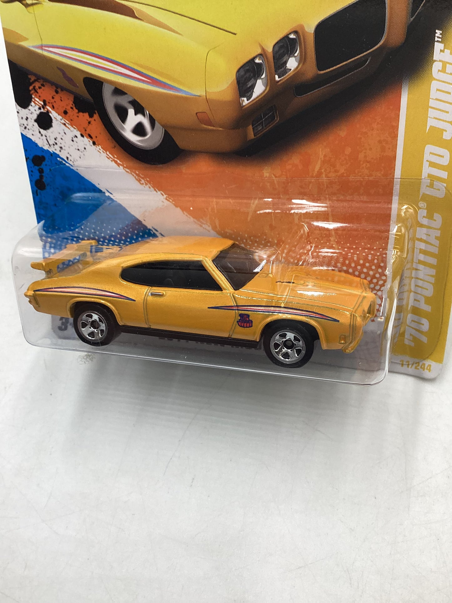 2011 Hot Wheels #11 70 Pontiac GTO Judge Yellow Factory Sealed 45A