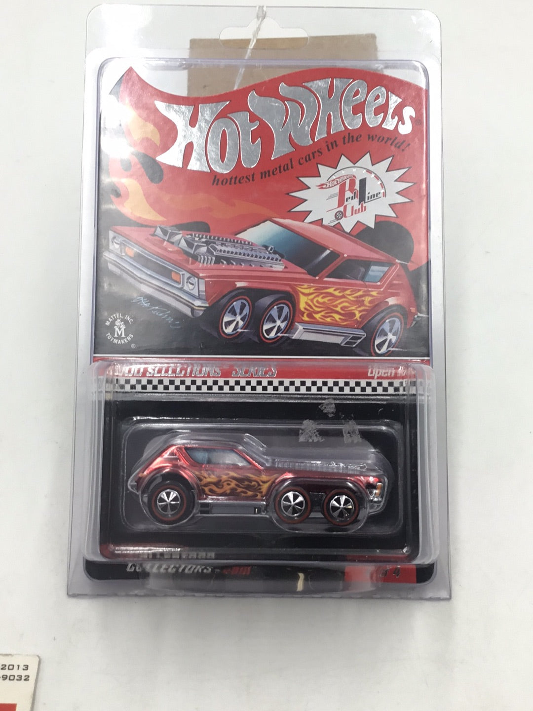 2008 hot wheels redline club RLC Open Fire #4  Number 5277/5791