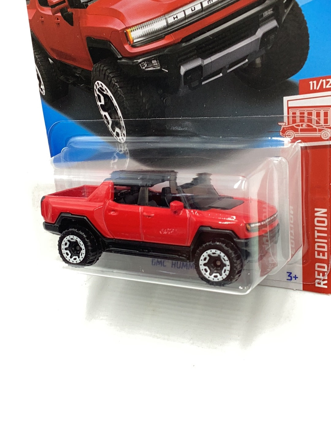 2023 Hot Wheels #116 GMC Hummer EV Red Edition