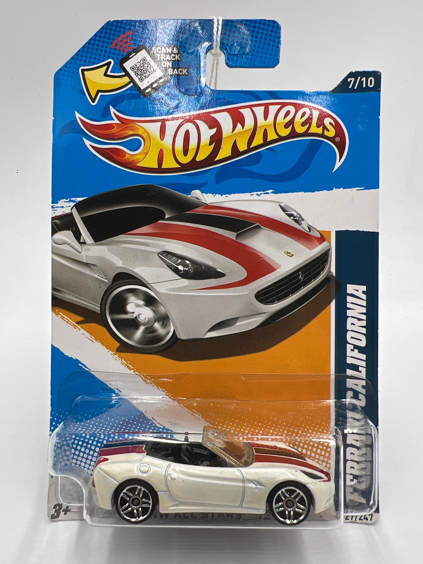 2012 Hot Wheels All Stars #127 Ferrari California White