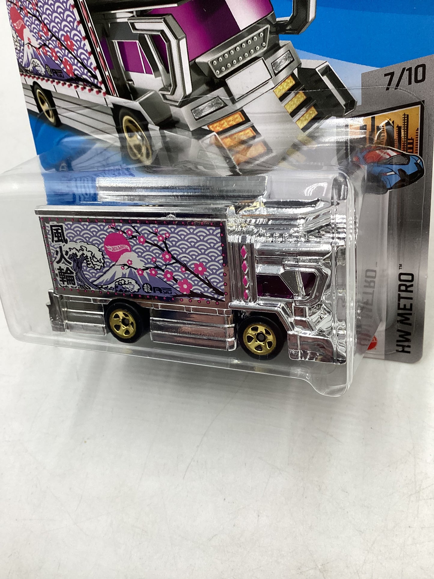 2021 Hot Wheels #102 Raijin Express Chrome OO1