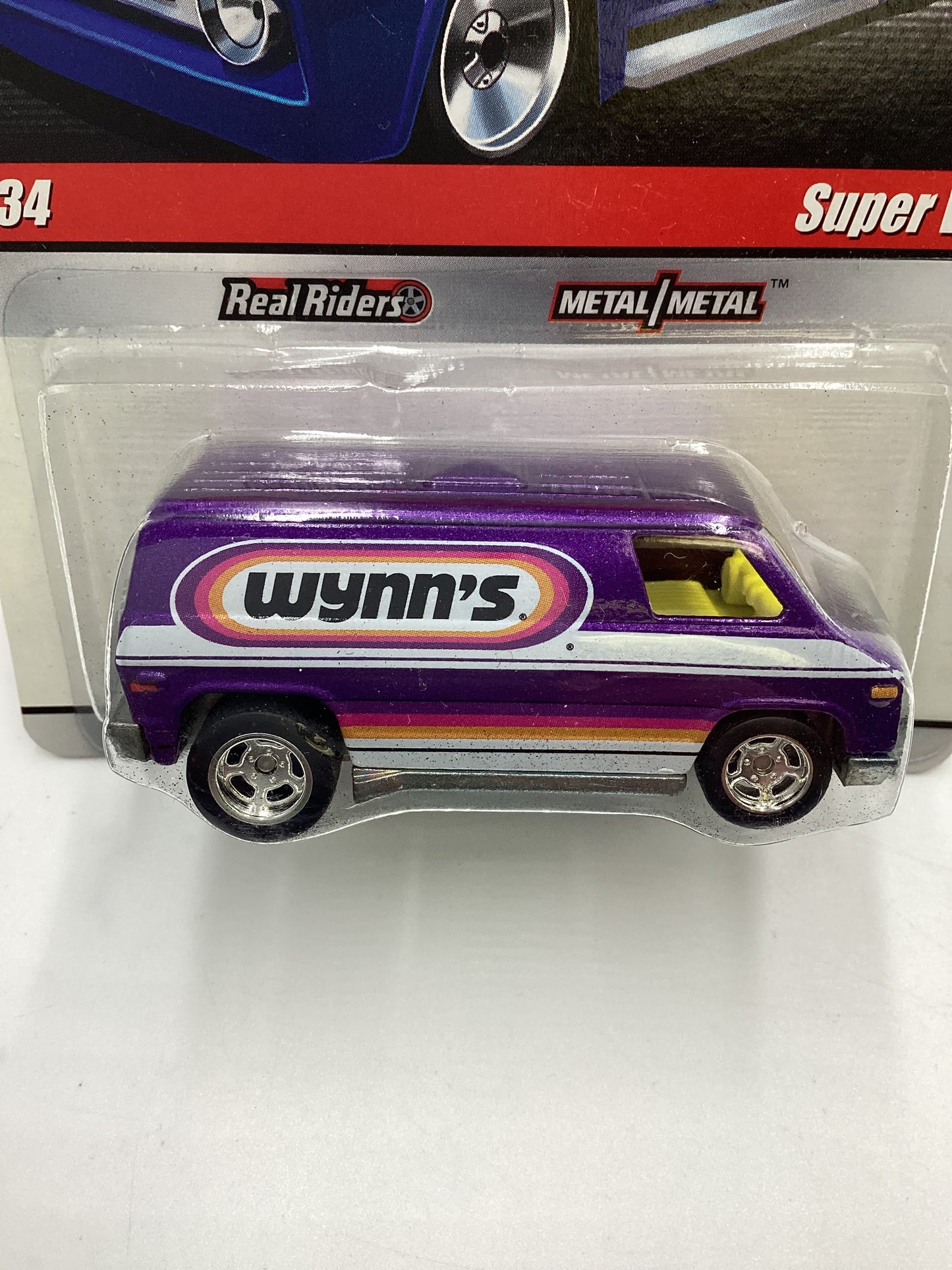 Hot wheels Slick Rides Premium Delivery #1 Super Van Purple Wynns 245J