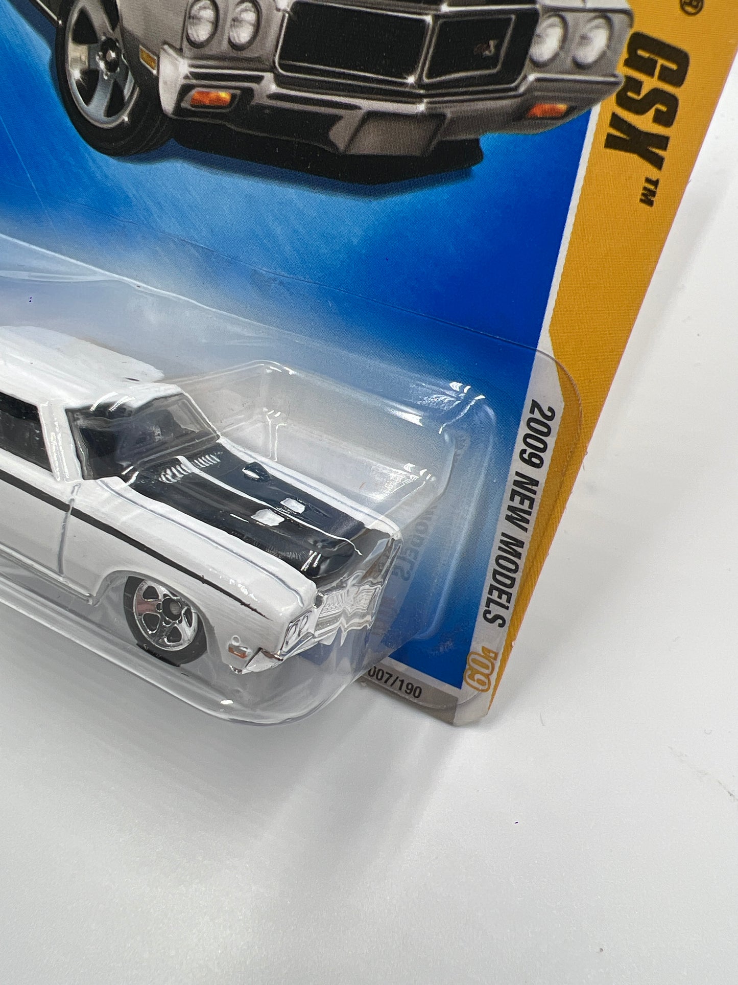 2009 Hot Wheels New Models #7 70 Buick GSX White 45G