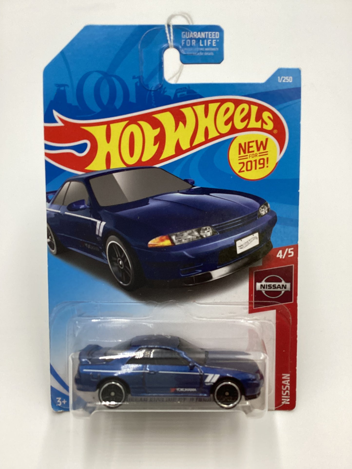 2019 Hot Wheels #1 Nissan Skyline GT-R BNR32 Blue 83H