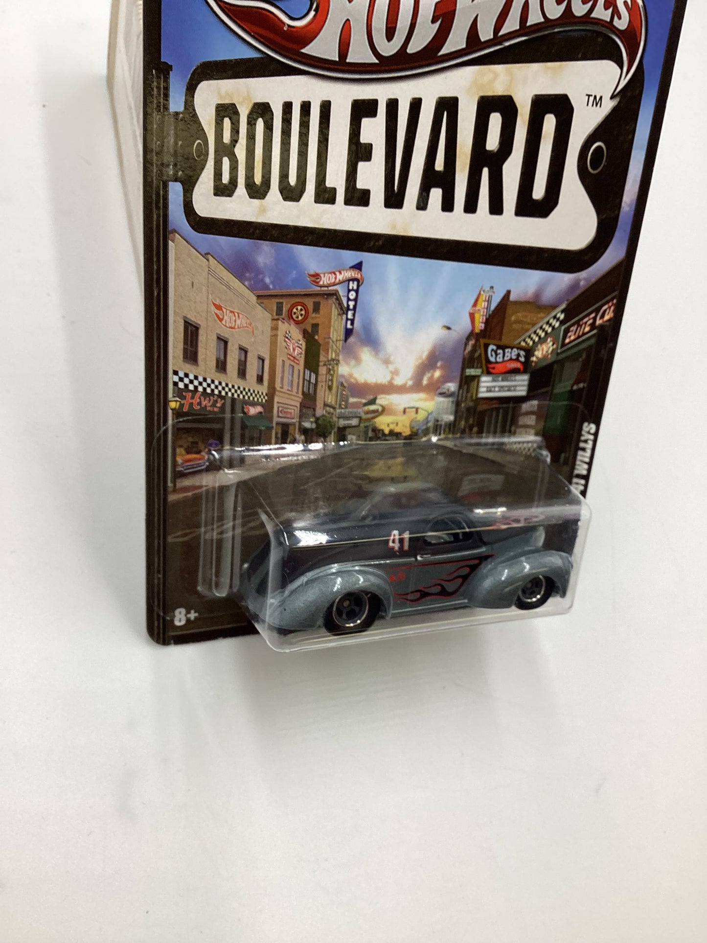 Hot Wheels Boulevard Legends 41 Willys Gray/Silver SR