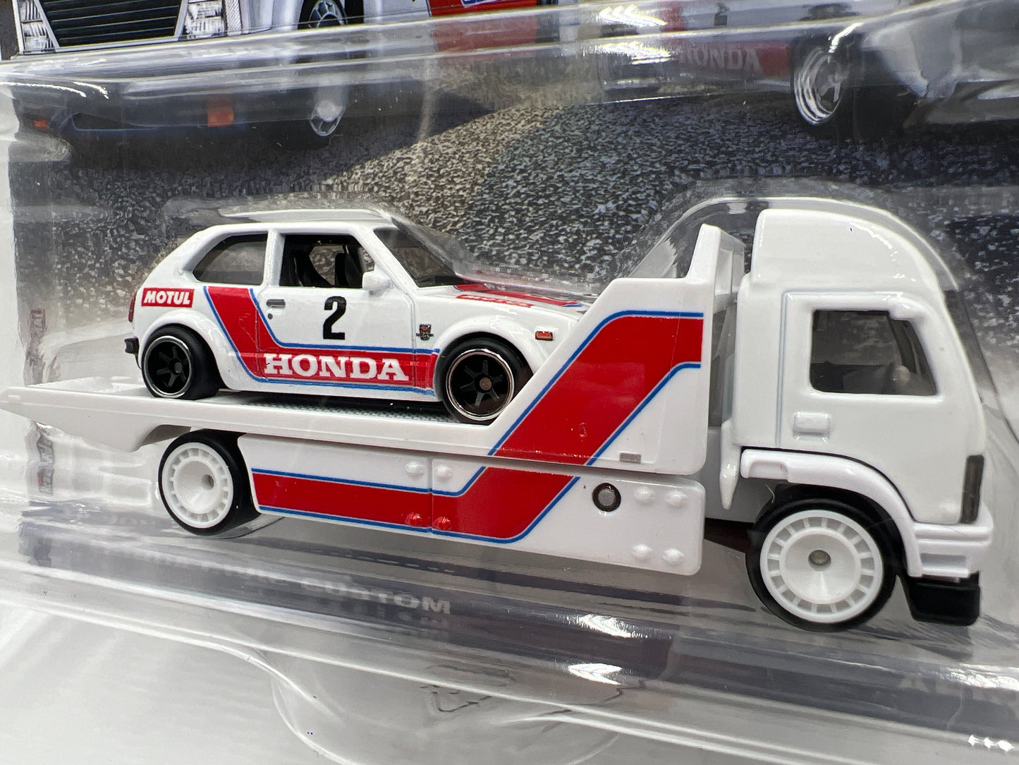 2025 Hot Wheels Car Culture Team Transport #80 73 Honda Civic Custom & Aero Lift 280G