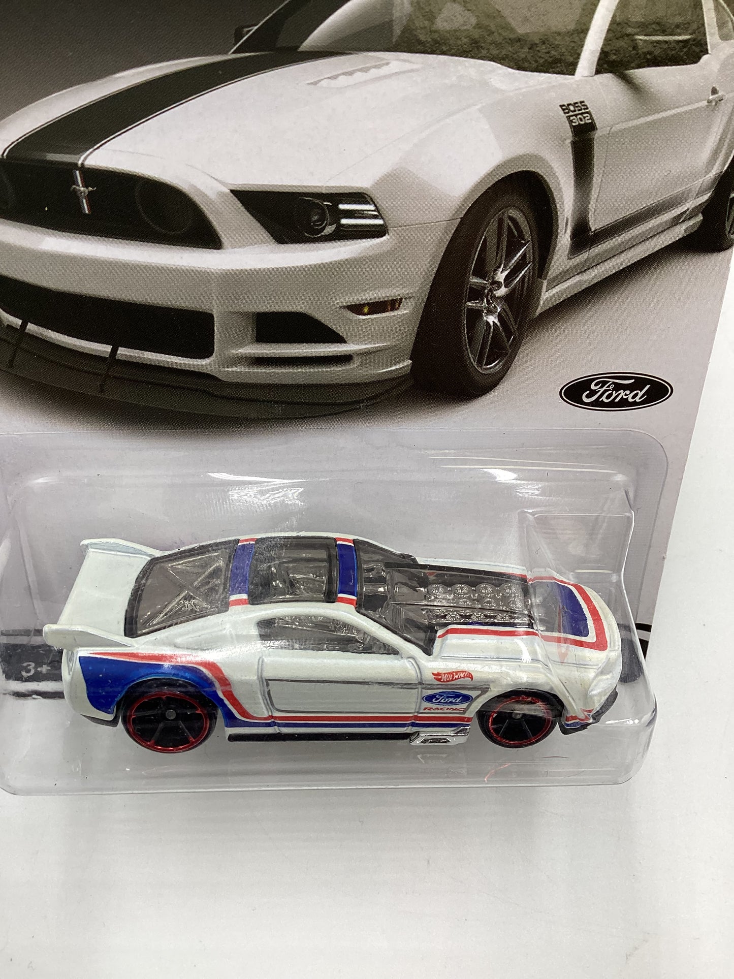 Hot Wheels Mustang 50 Years #8 13 Ford Mustang White 153D