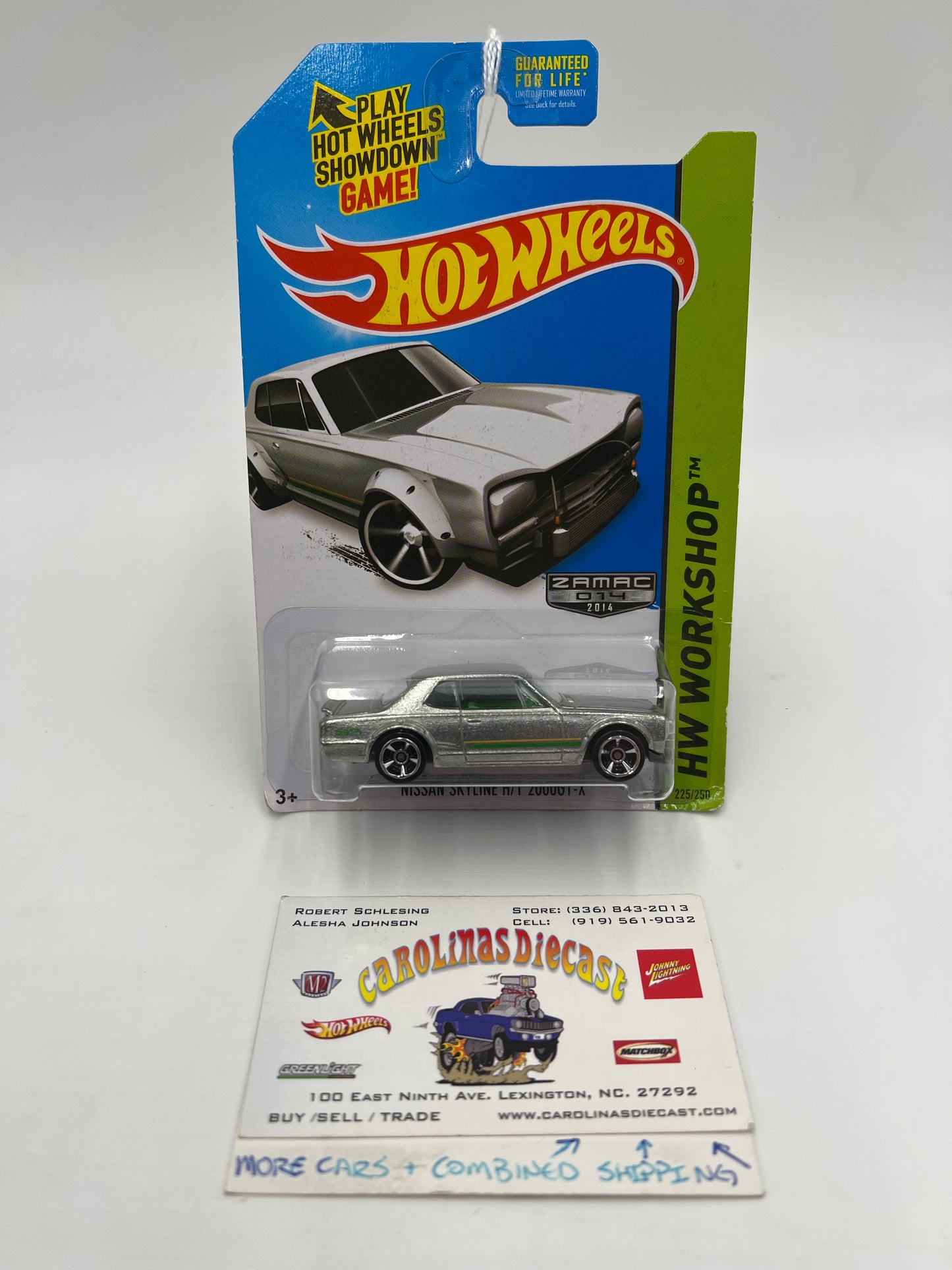 2014 Hot Wheels Walmart Exclusive Zamac 14 #225 Nissan Skyline H/T 2000GT-X