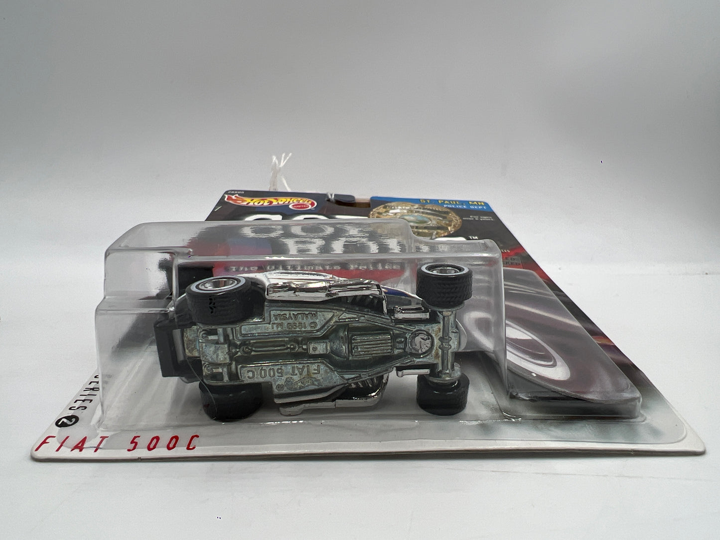 Hot Wheels Cop Rods Series 2 St Paul NM Fiat 500C W/Real Riders SR